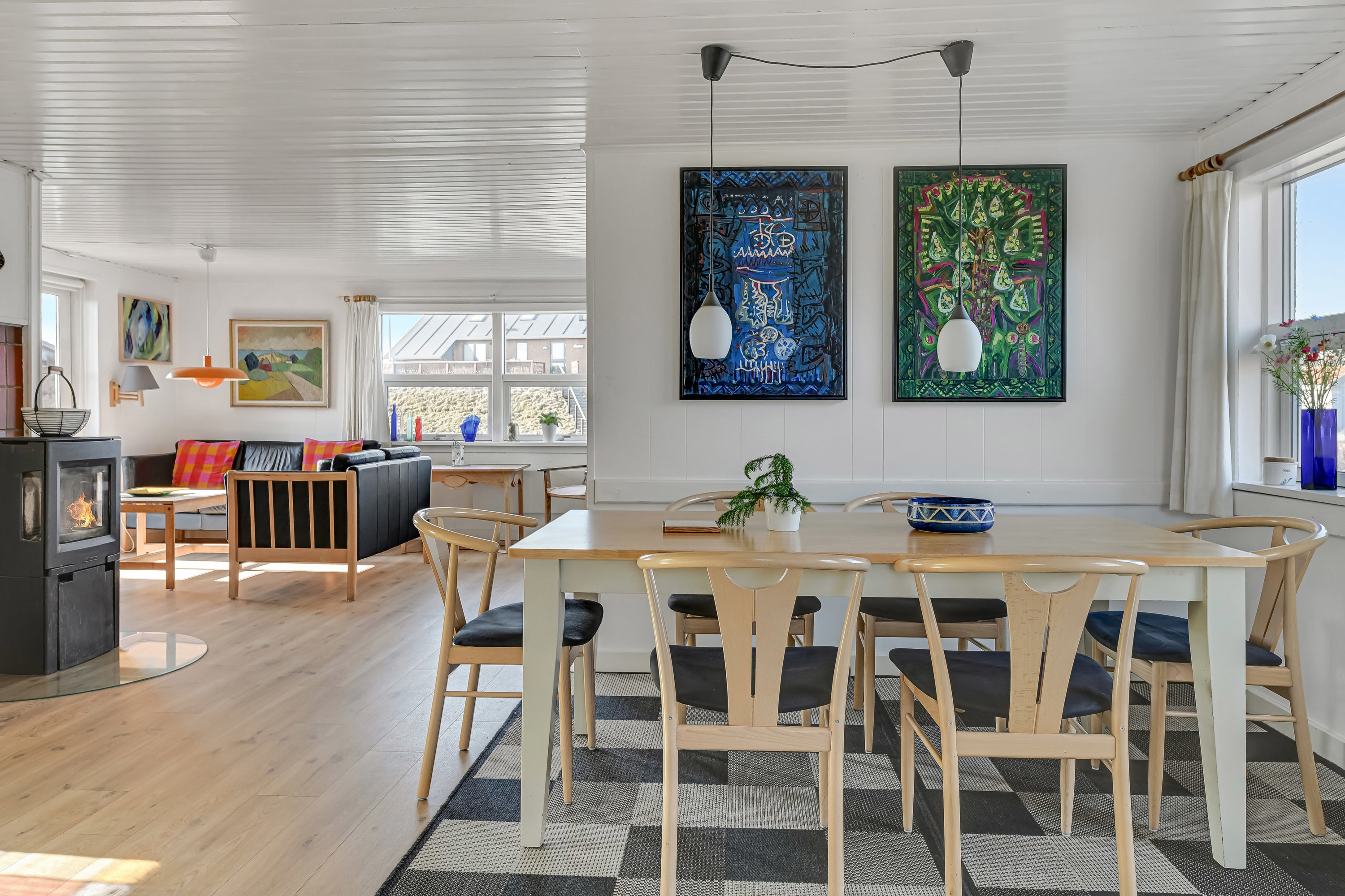 Fremhævet stue billede i fuldskærmstilstand. Billede af Slunden 54, Rindby Strand, 6720 Fanø