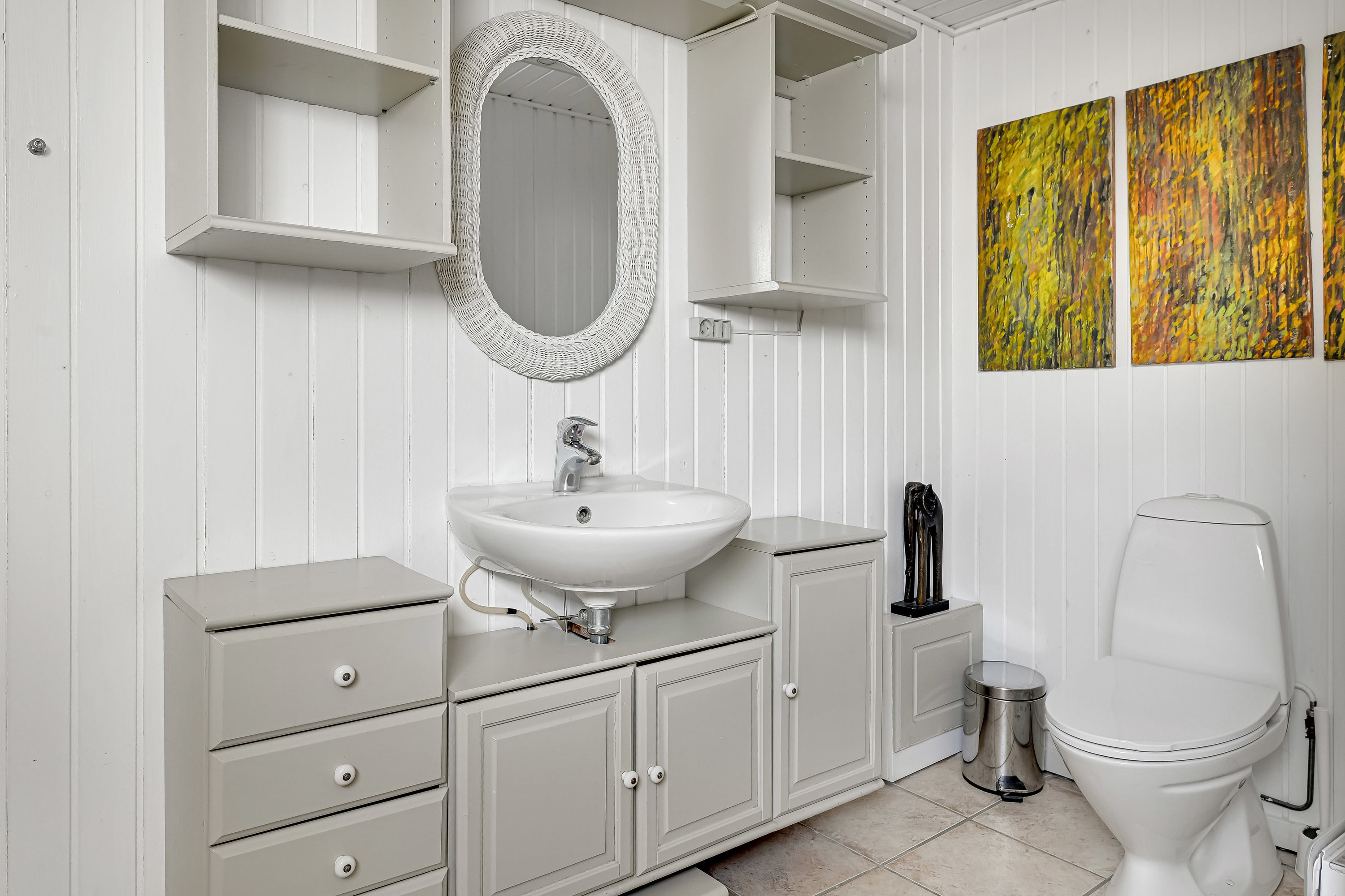 Fremhævet toilet billede i fuldskærmstilstand. Billede af Slunden 54, Rindby Strand, 6720 Fanø