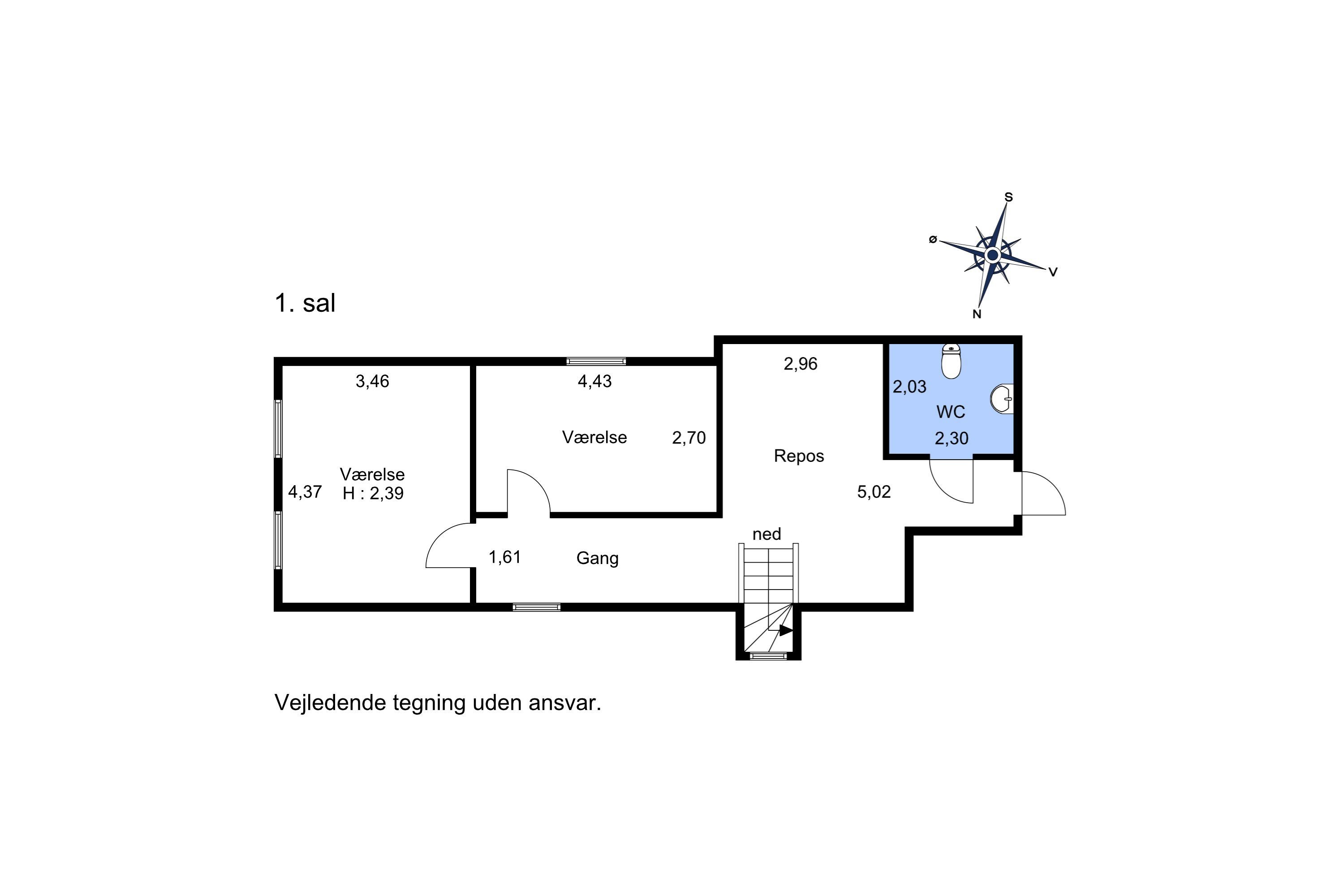 Plantegninger billede af Kabbelvej 54, Nørlem, 7620 Lemvig