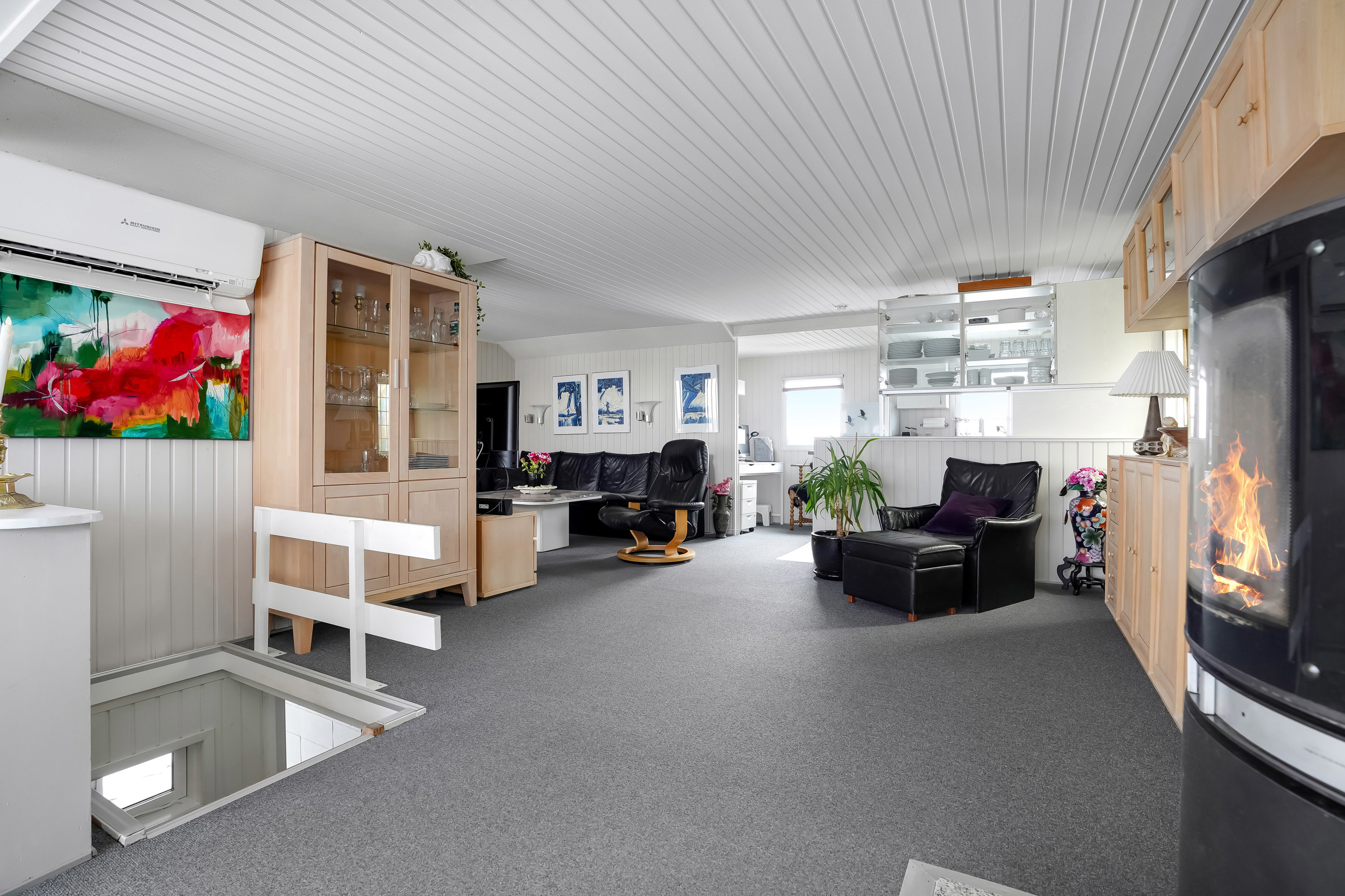 Fremhævet stue billede i fuldskærmstilstand. Billede af Vestre Strandvej 35, Hasmark Strand, 5450 Otterup