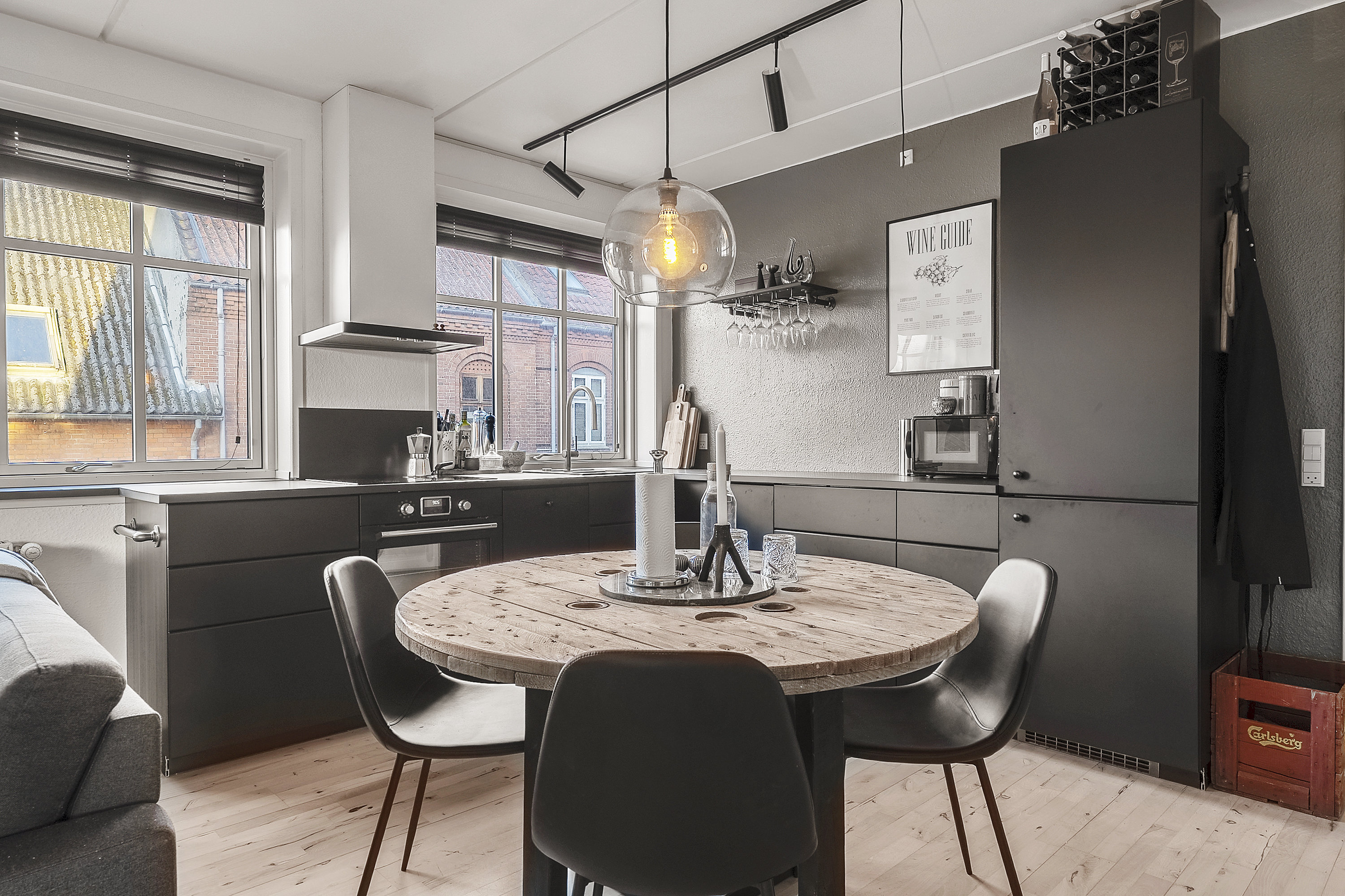 Fremhævet køkken billede i fuldskærmstilstand. Billede af Emil Bojsens Gade 23, 1. th., 8700 Horsens