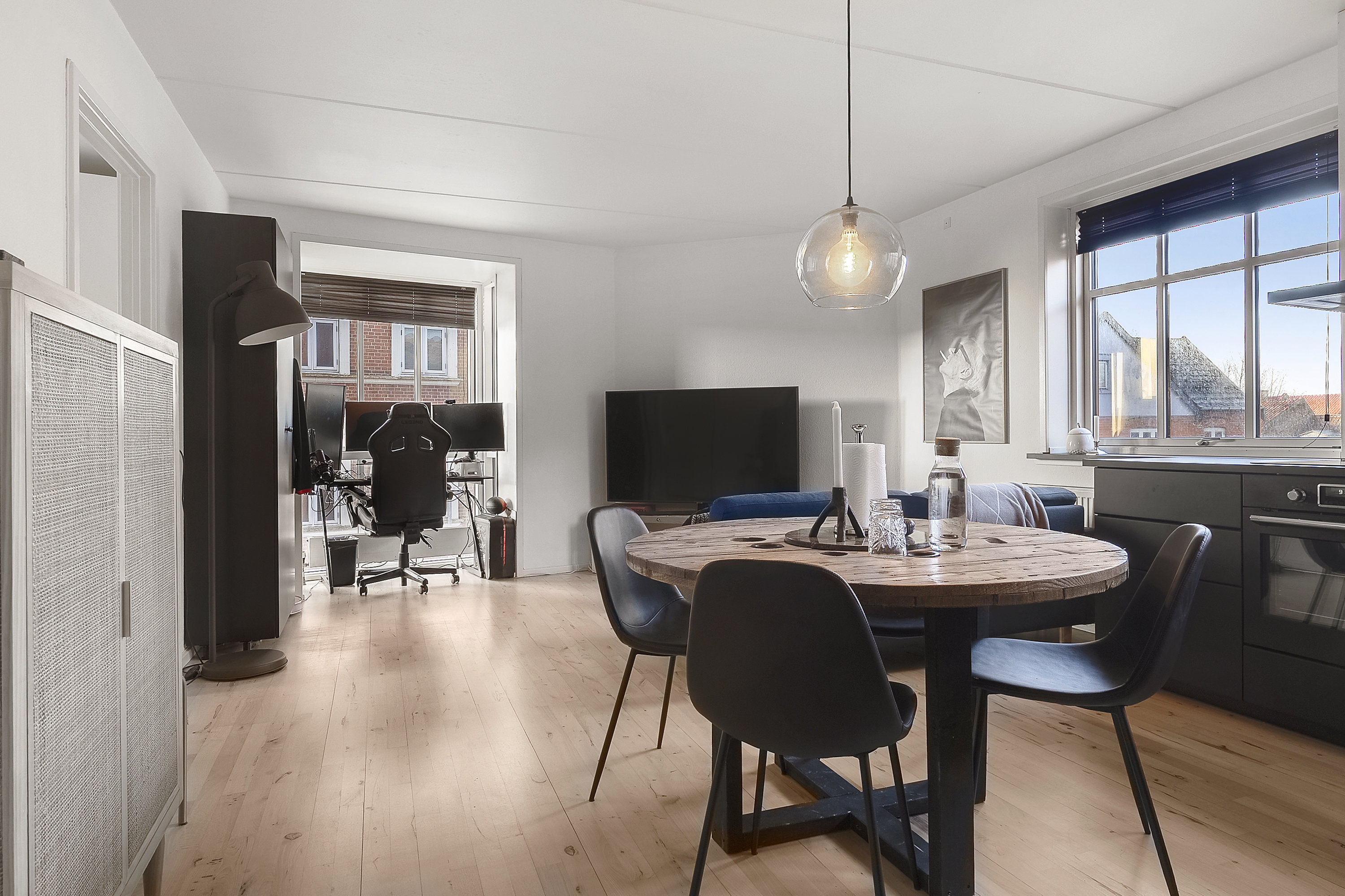 Fremhævet spisekøkken billede i fuldskærmstilstand. Billede af Emil Bojsens Gade 23, 1. th., 8700 Horsens