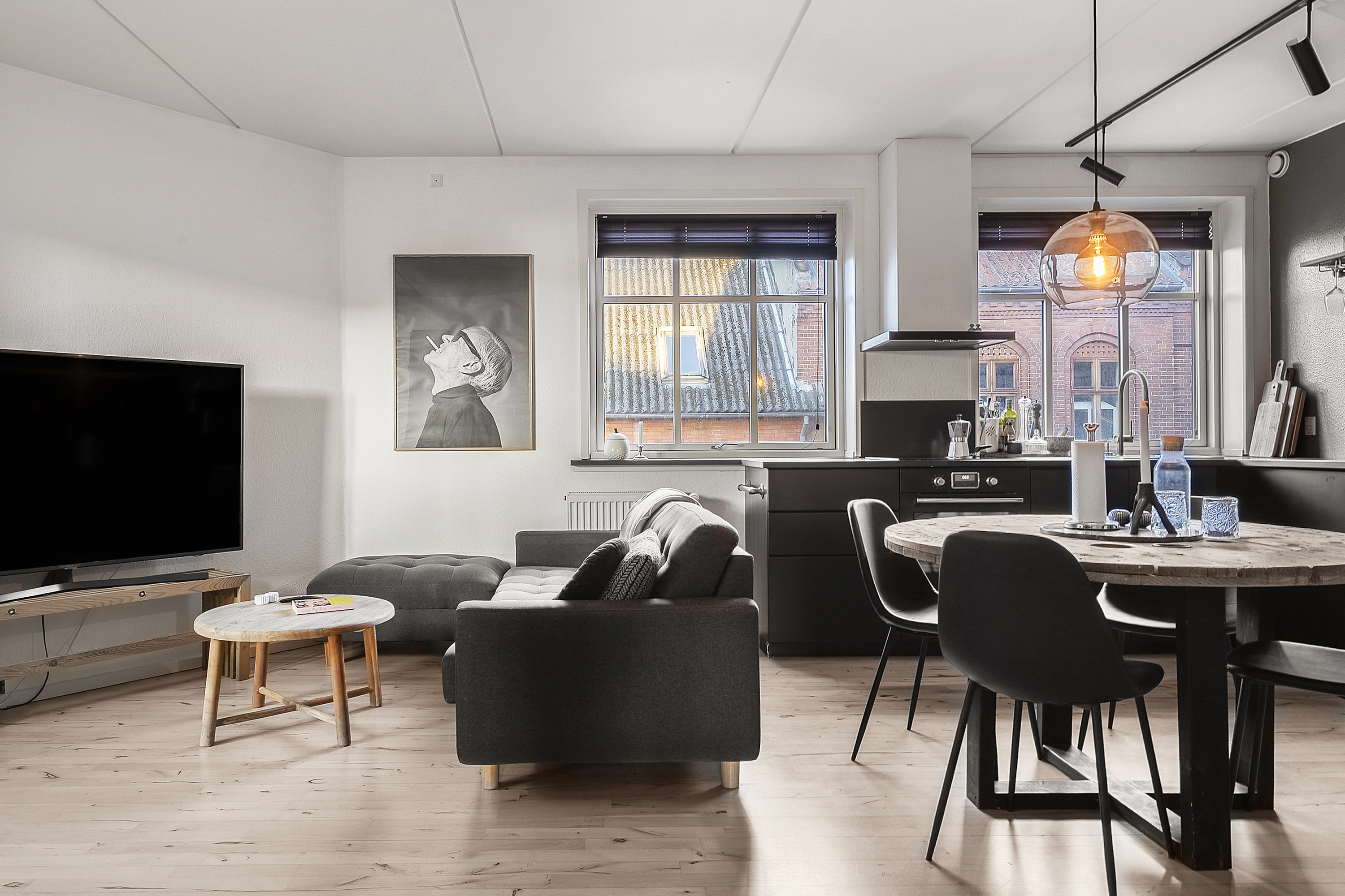 Fremhævet stue billede i fuldskærmstilstand. Billede af Emil Bojsens Gade 23, 1. th., 8700 Horsens