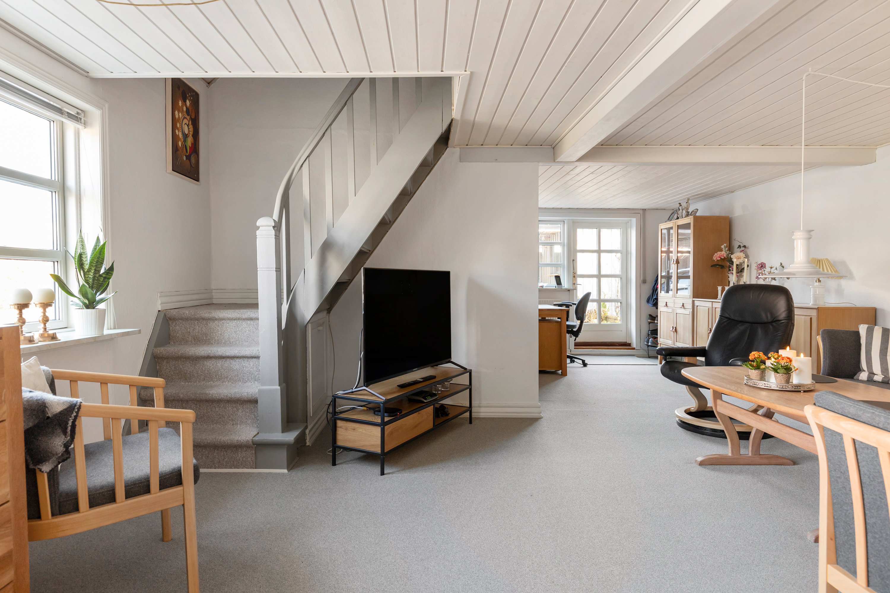 Fremhævet stue billede i fuldskærmstilstand. Billede af Nibevej 12, 9600 Aars