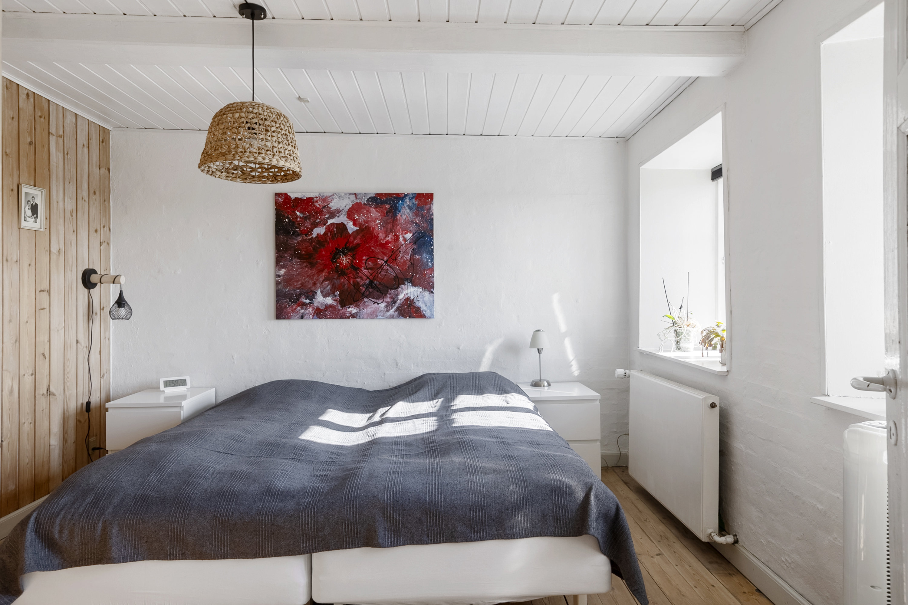 Fremhævet soveværelse billede i fuldskærmstilstand. Billede af Genner Bygade 5, Genner, 6230 Rødekro