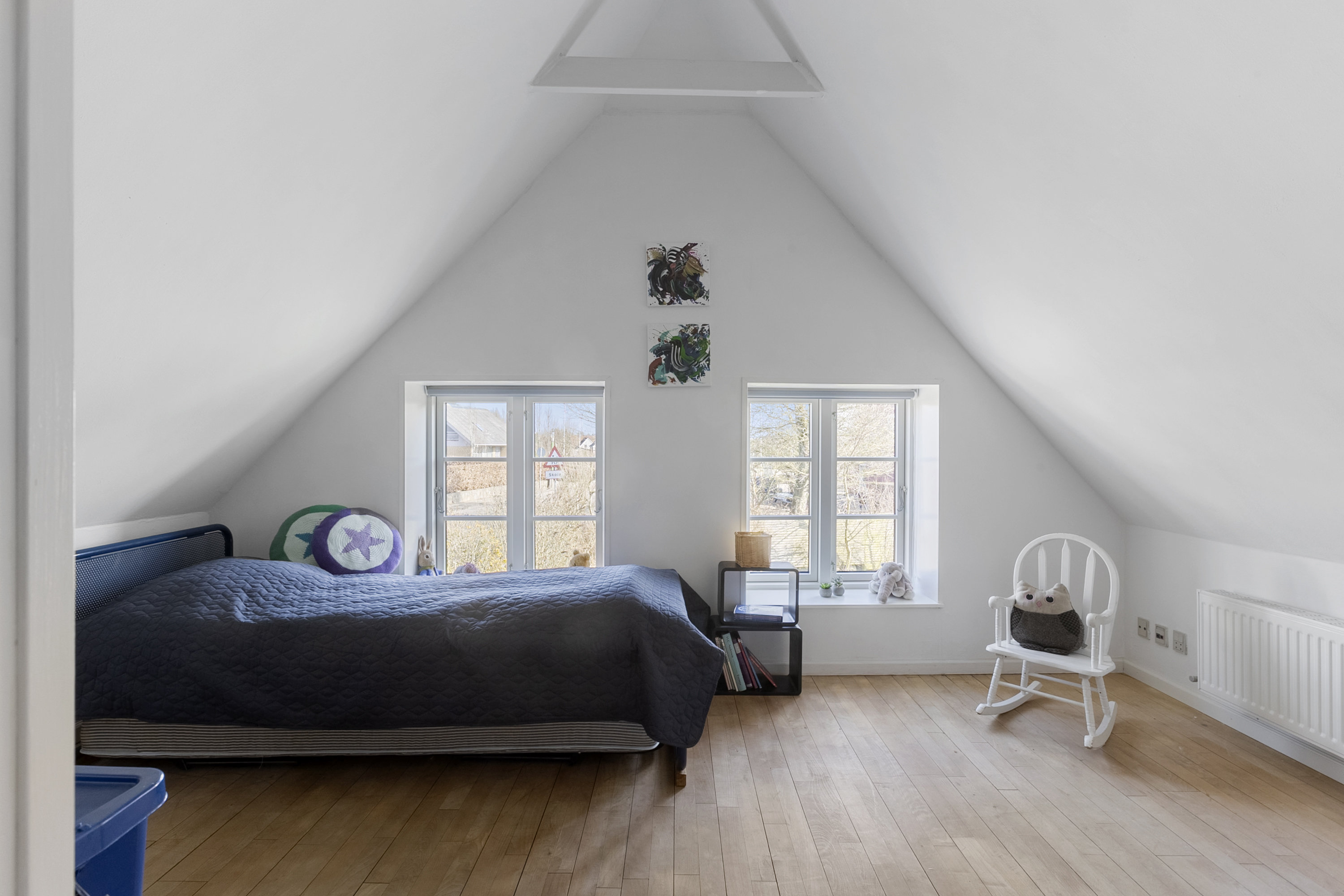 Fremhævet soveværelse billede i fuldskærmstilstand. Billede af Genner Bygade 5, Genner, 6230 Rødekro