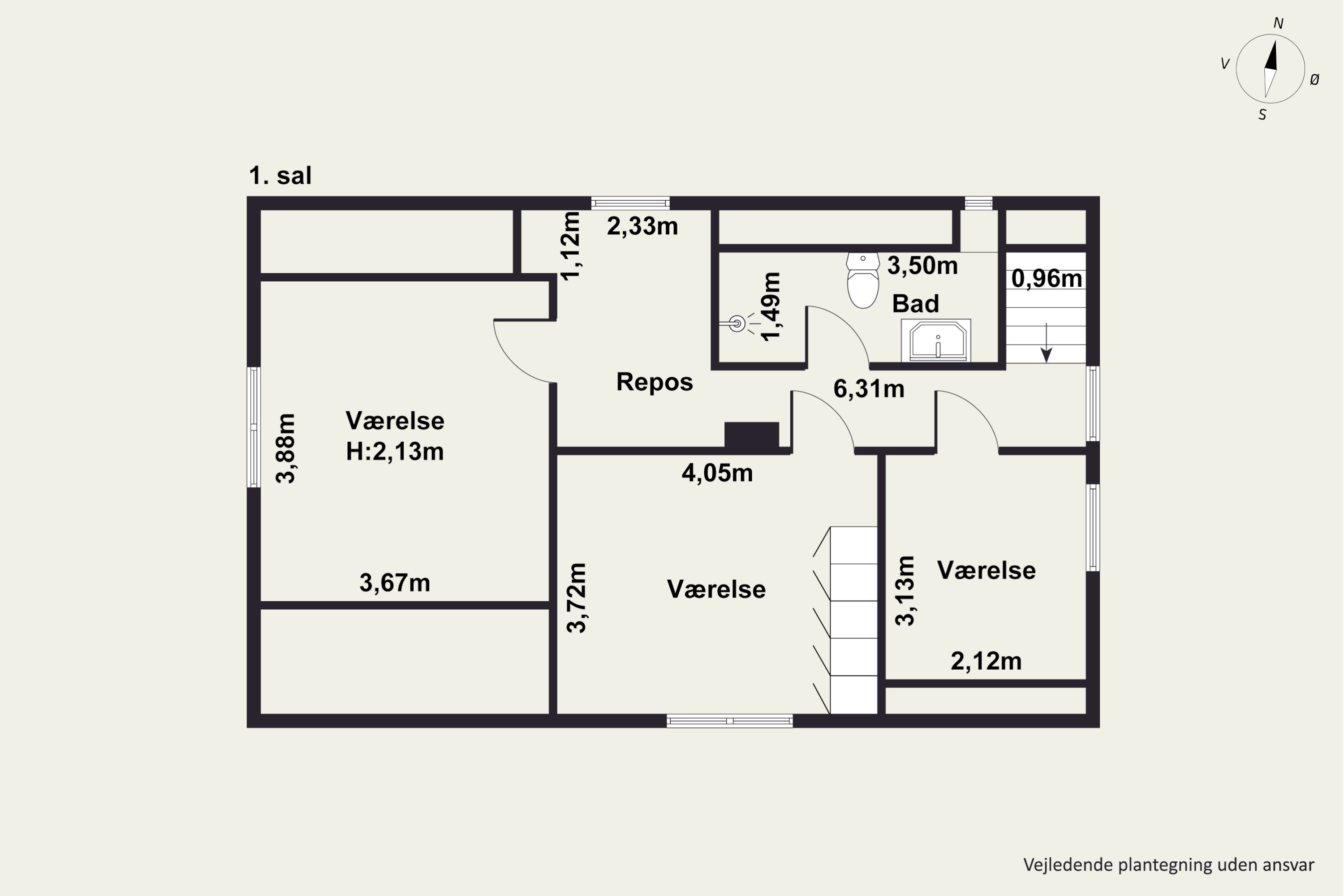 Plantegninger billede af Kirkestræde 21, Glyngøre, 7870 Roslev