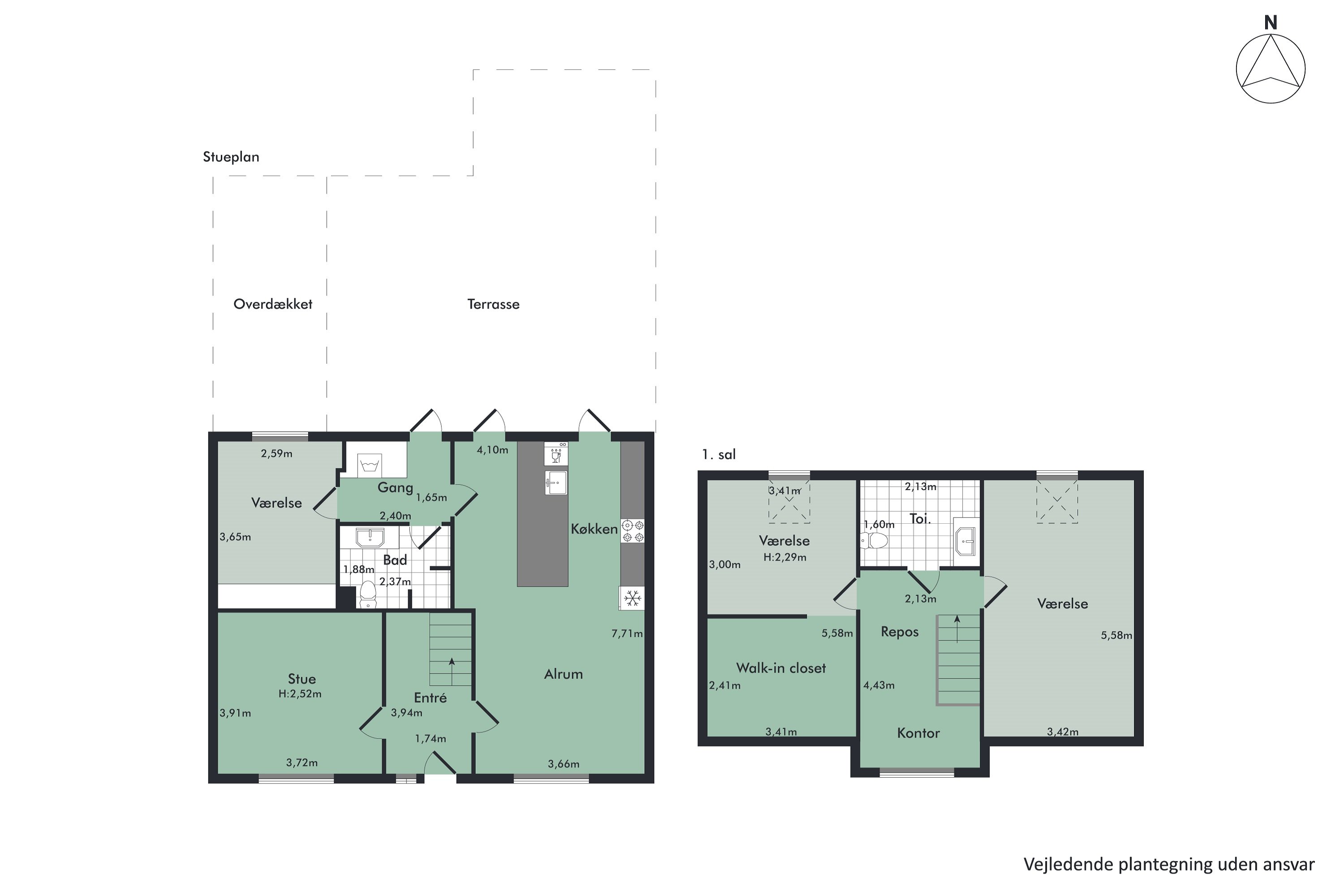 Plantegninger billede af St Tranegade 2, 9240 Nibe