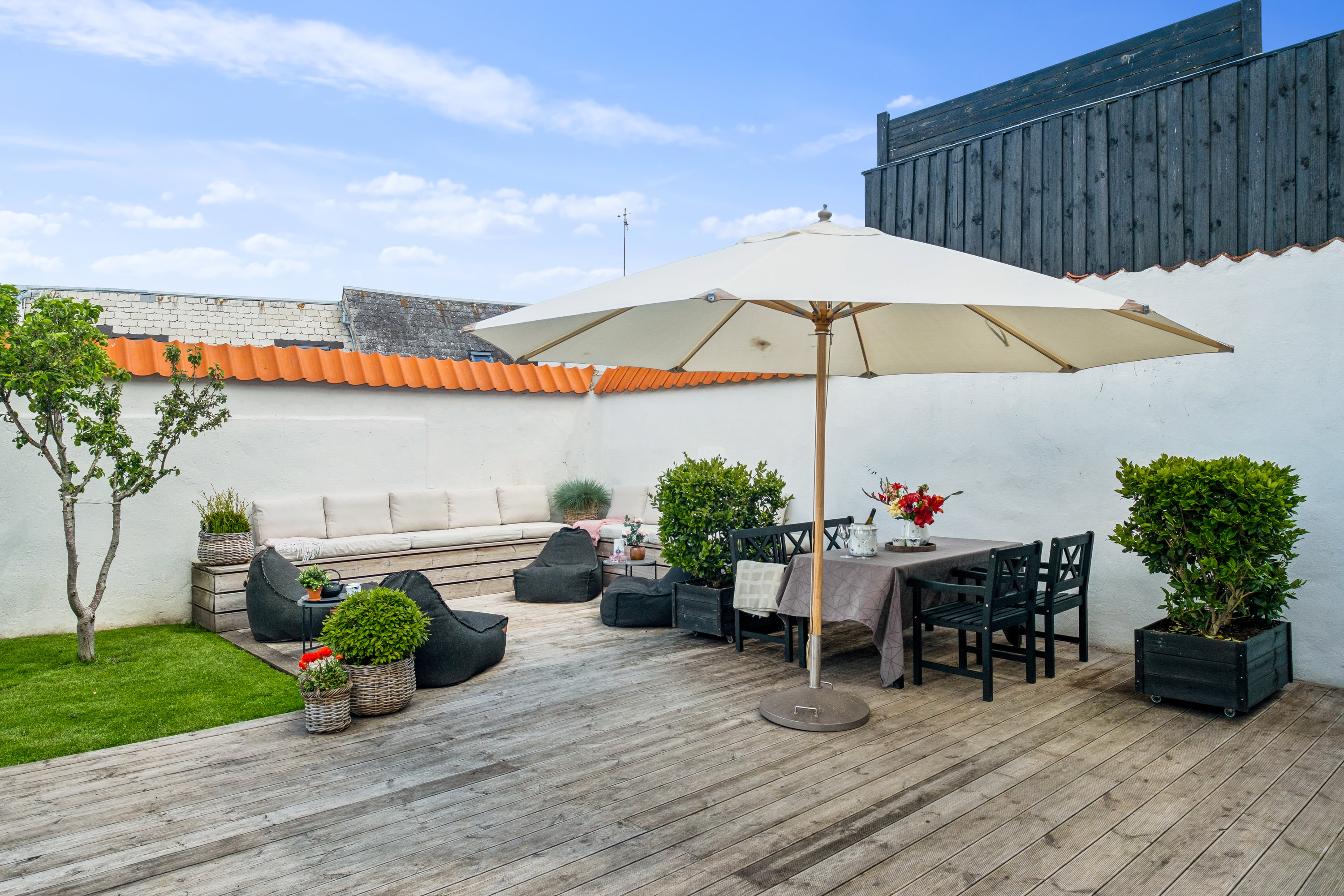 Fremhævet terrasse billede i fuldskærmstilstand. Billede af St Tranegade 2, 9240 Nibe