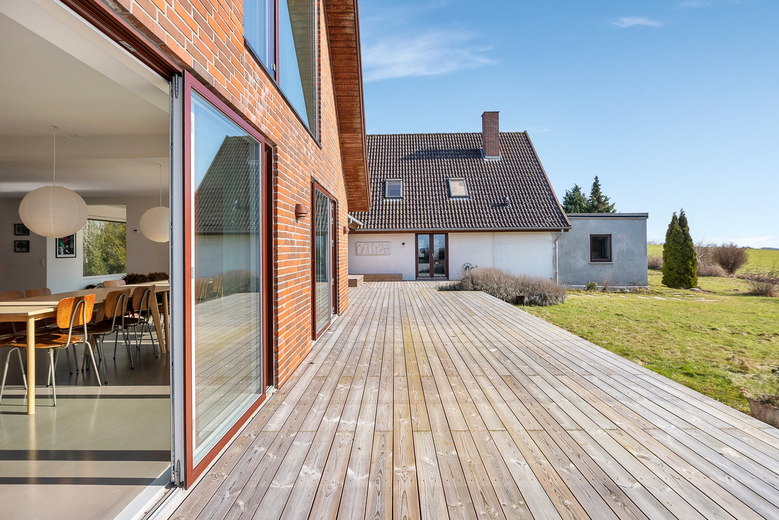 Fremhævet terrasse billede i fuldskærmstilstand. Billede af Alléskovvej 40, 5600 Faaborg