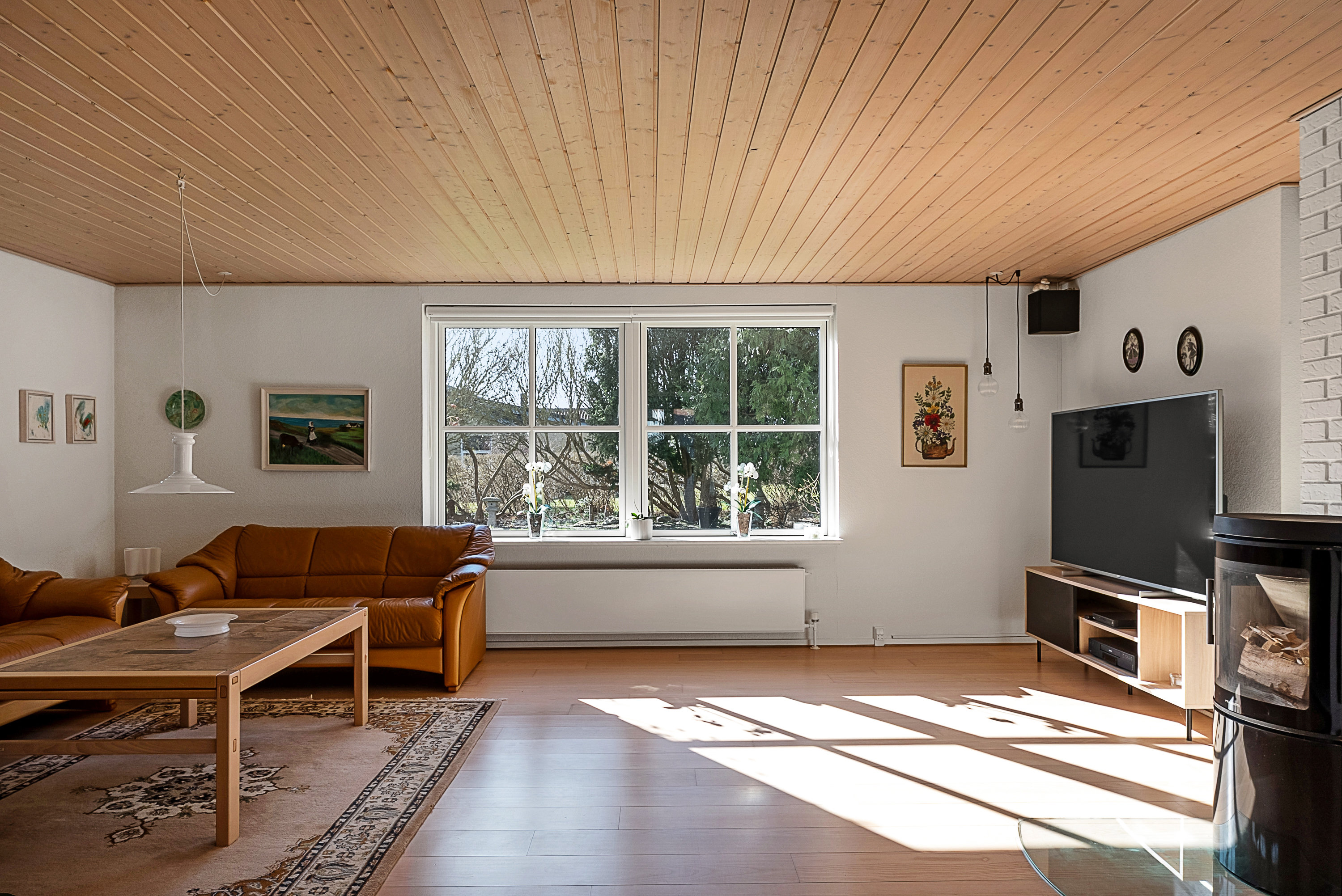 Fremhævet stue billede i fuldskærmstilstand. Billede af Tangmosen 34, 5600 Faaborg