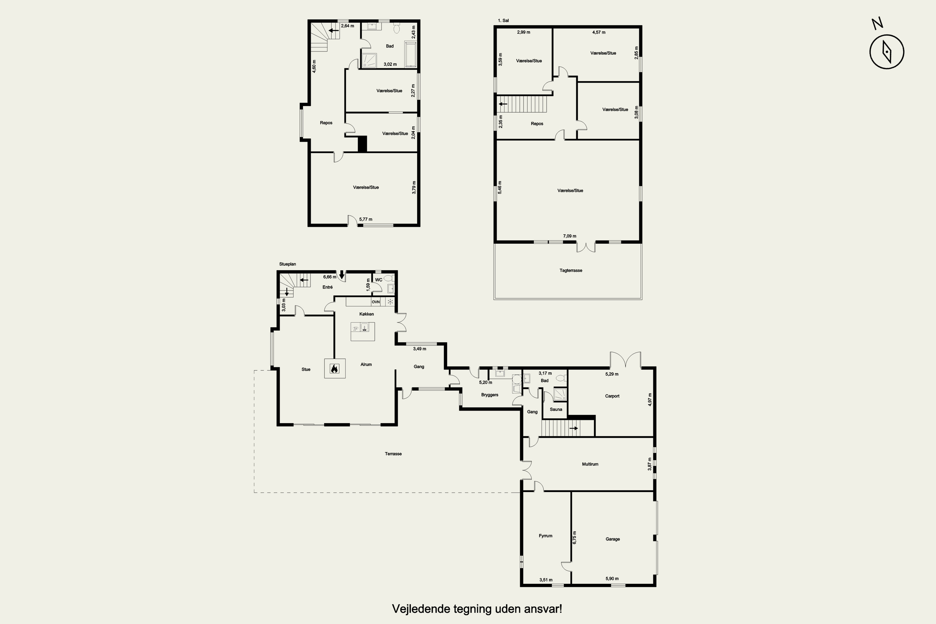 Plantegninger billede af Alléskovvej 40, 5600 Faaborg