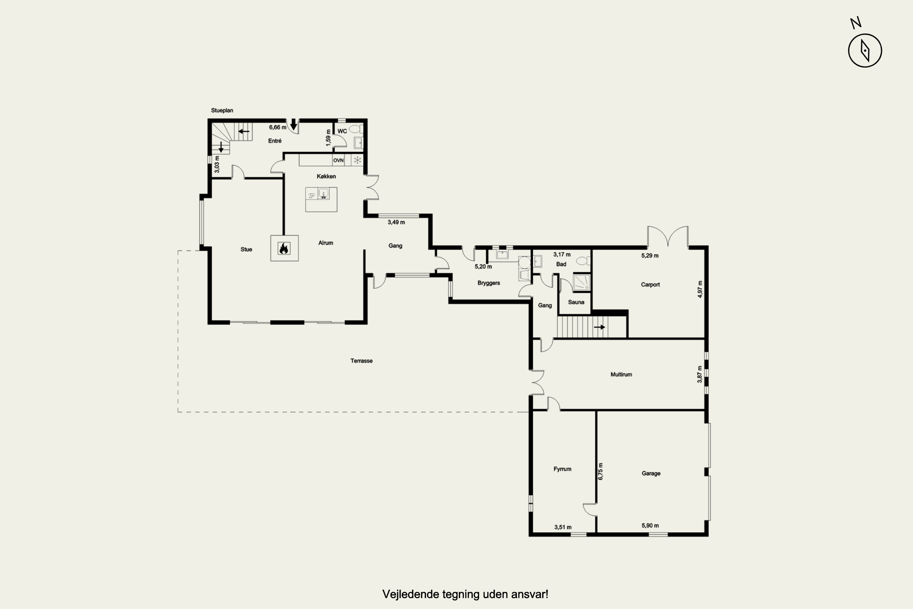 Plantegninger billede af Alléskovvej 40, 5600 Faaborg