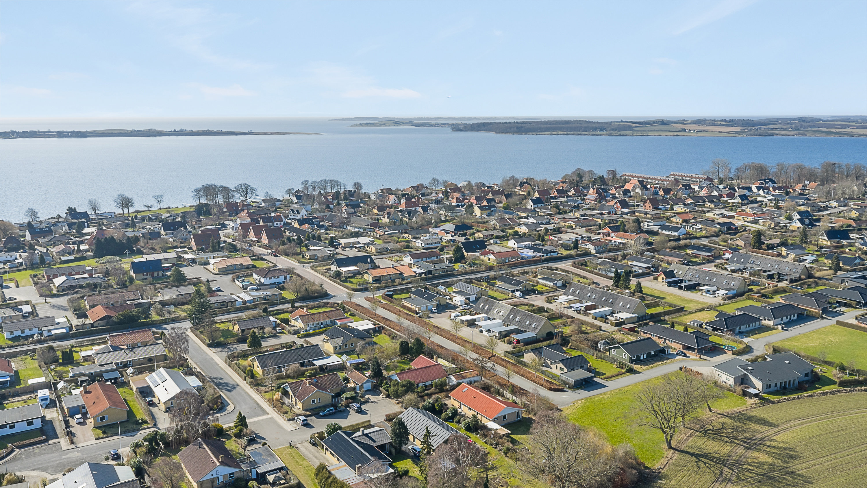 Fremhævet luftfoto billede i fuldskærmstilstand. Billede af Tangmosen 34, 5600 Faaborg