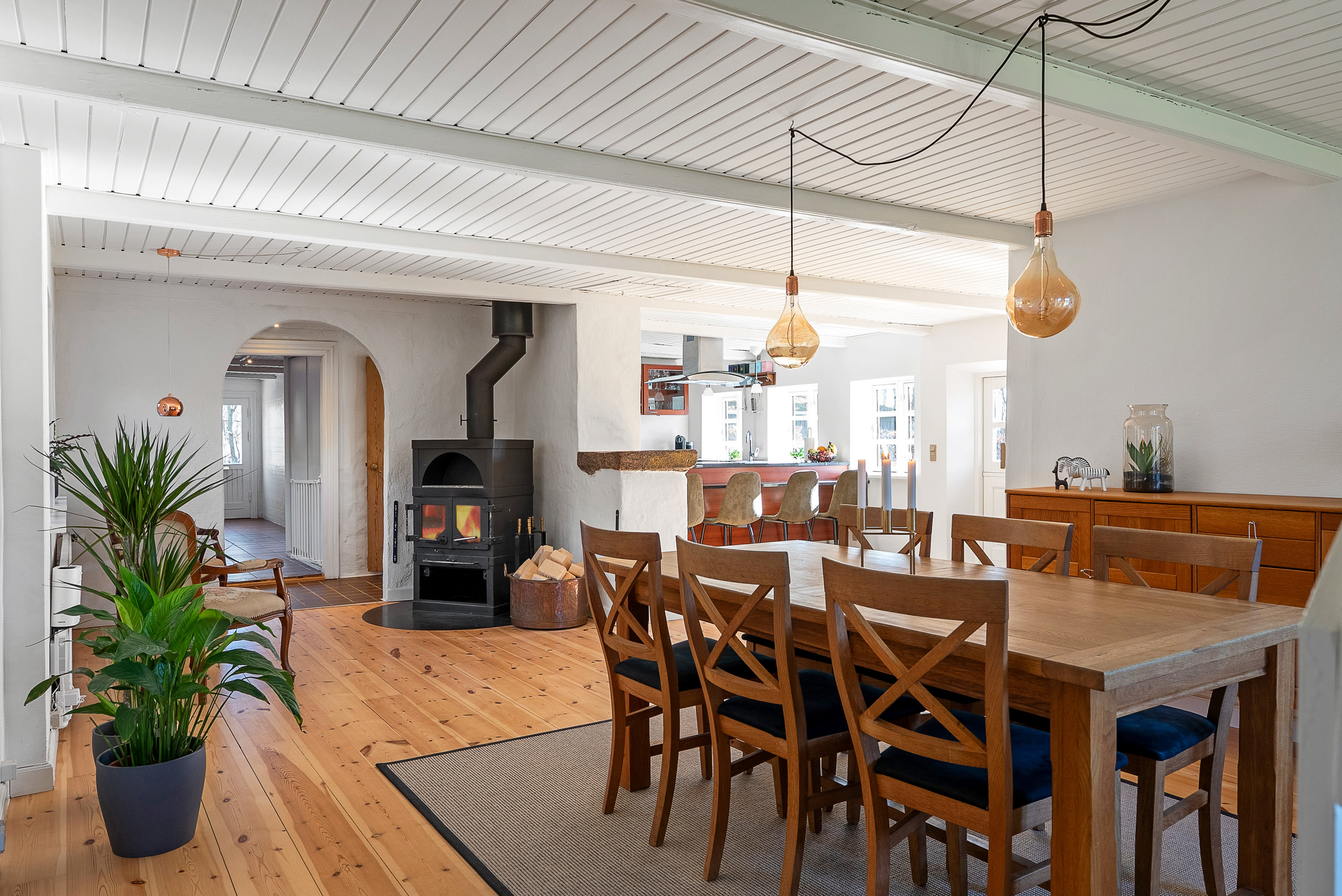 Fremhævet spisestue billede i fuldskærmstilstand. Billede af Marbækvej 24, Marbæk, 5450 Otterup