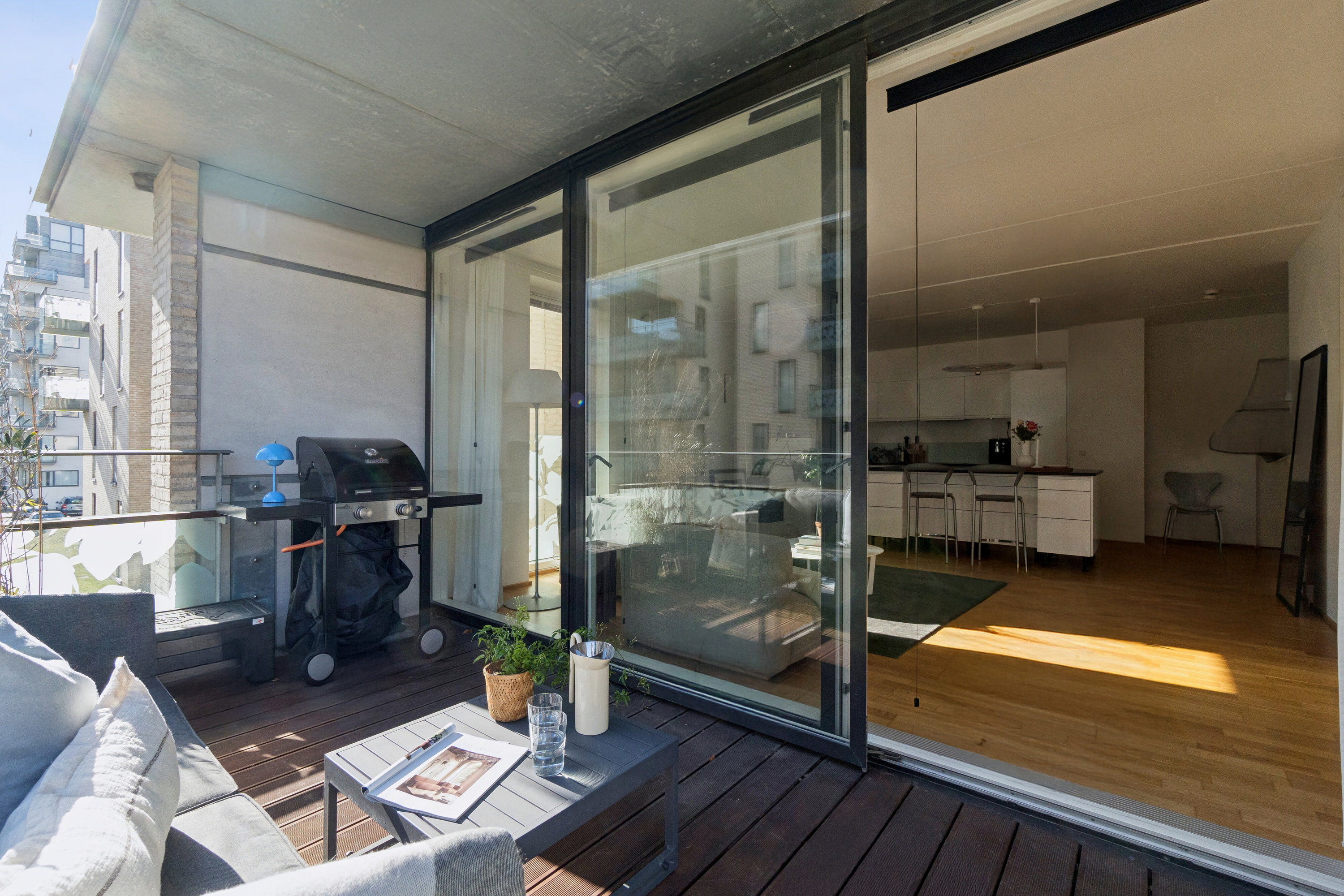 Fremhævet altan billede i fuldskærmstilstand. Billede af Jens Otto Krags Gade 9, 1. 2., 2300 København S