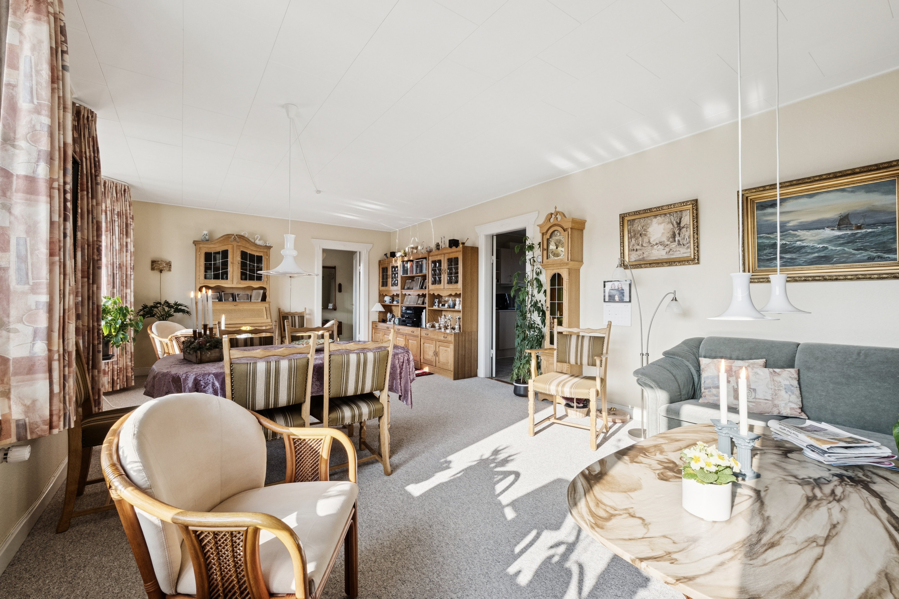 Fremhævet stue billede i fuldskærmstilstand. Billede af Kirkestræde 21, Glyngøre, 7870 Roslev