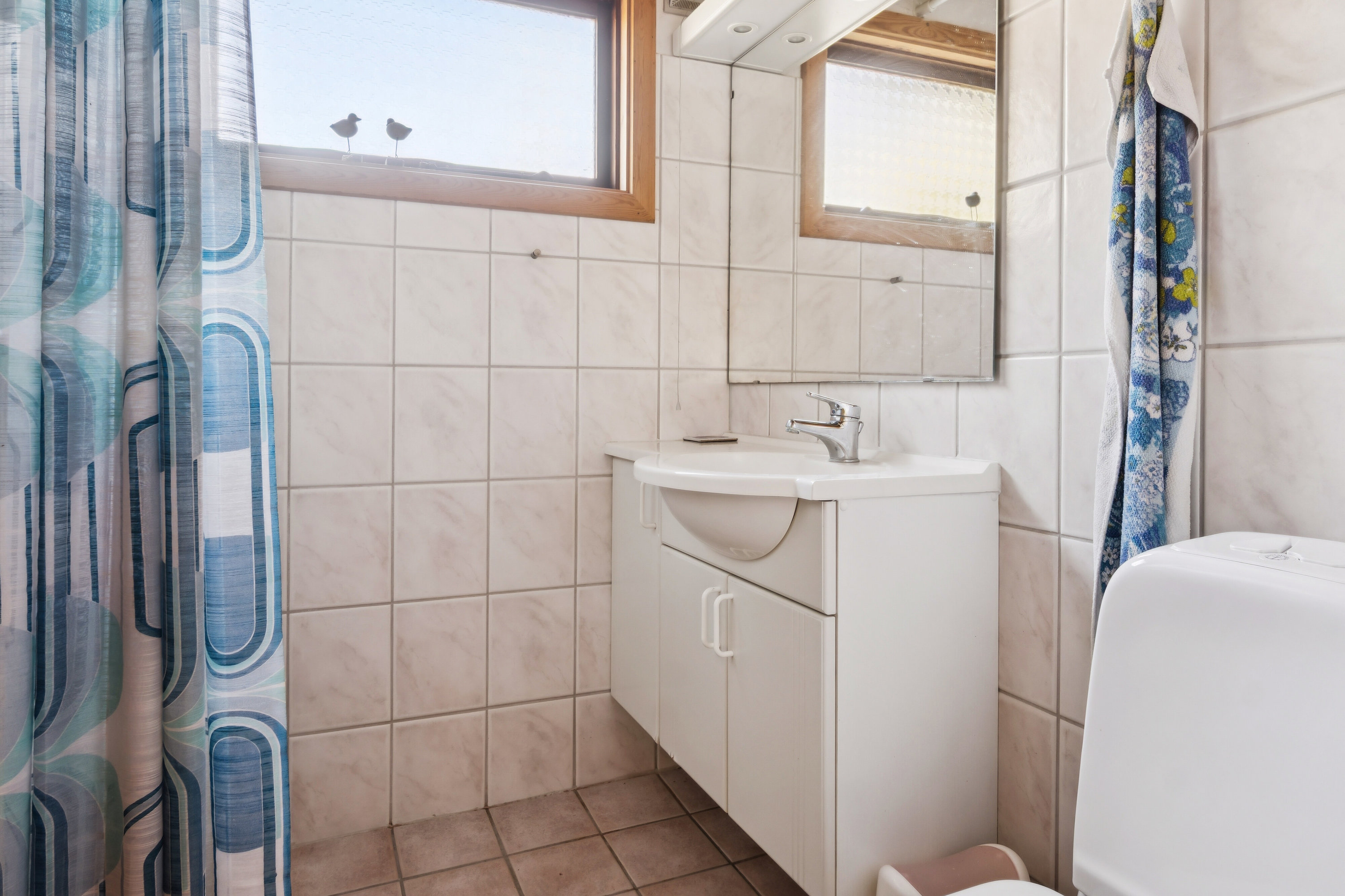 Fremhævet badeværelse billede i fuldskærmstilstand. Billede af Skovspurvevej 19, Kregme, 3300 Frederiksværk