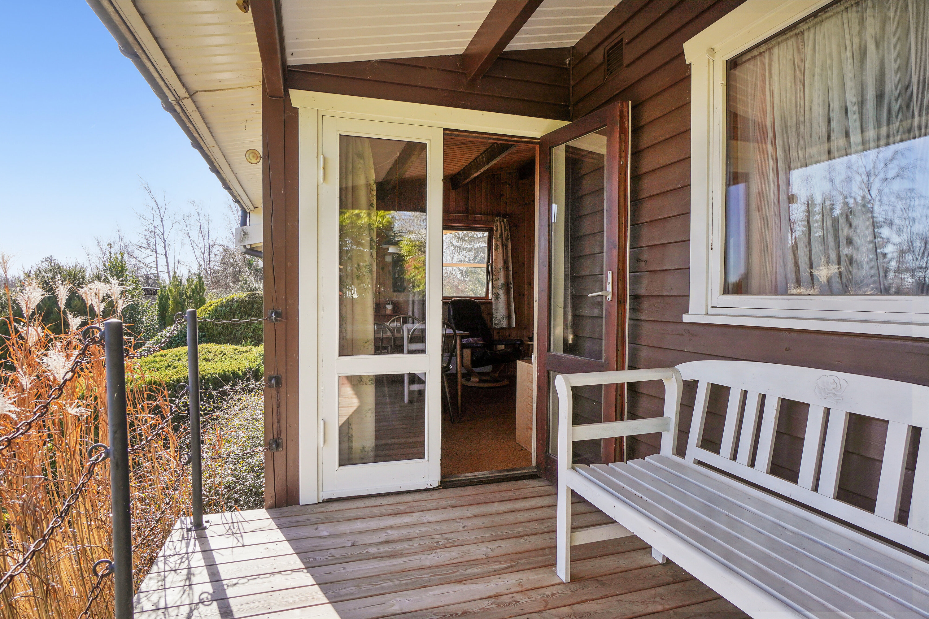 Fremhævet veranda billede i fuldskærmstilstand. Billede af Skovspurvevej 19, Kregme, 3300 Frederiksværk