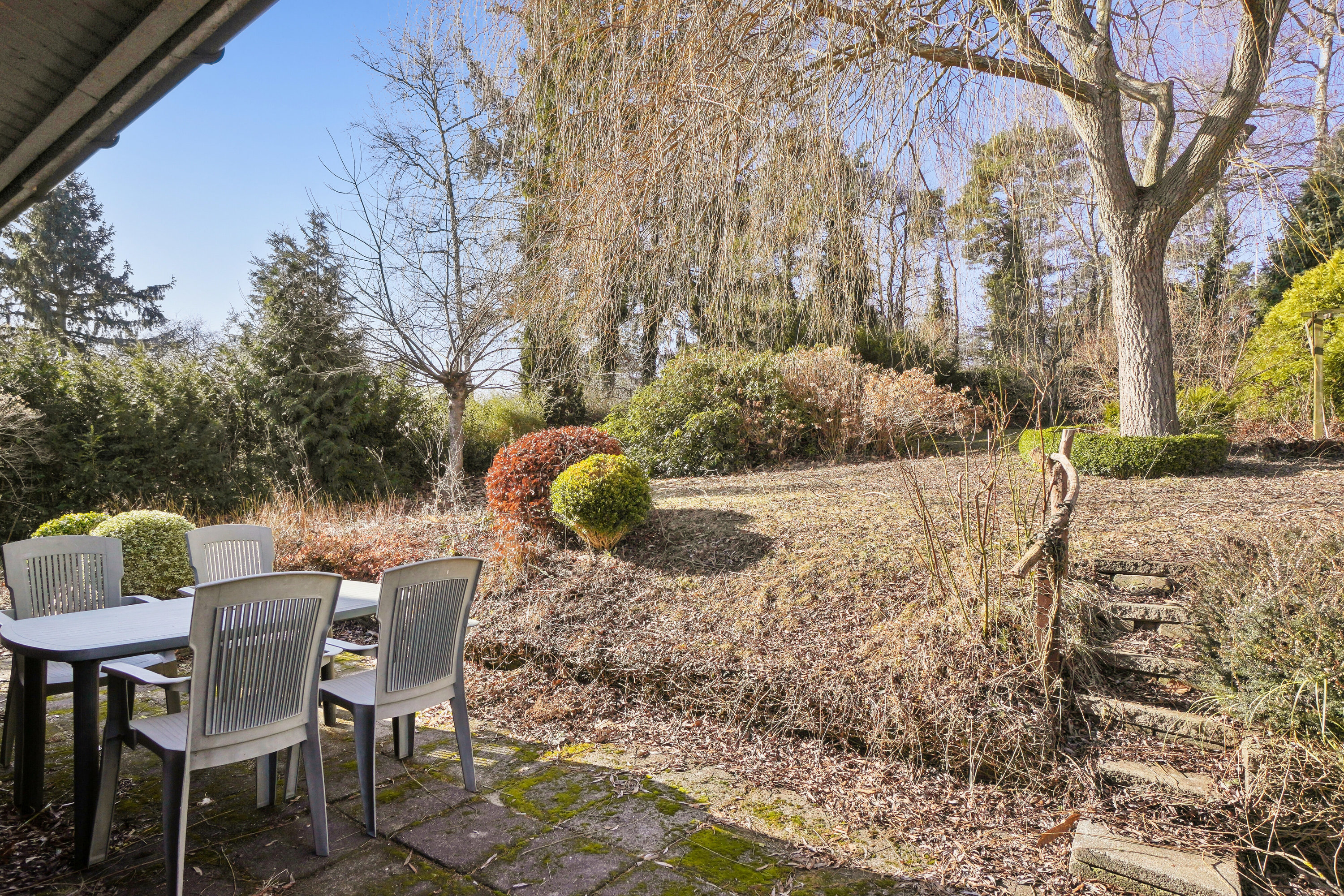 Fremhævet terrasse billede i fuldskærmstilstand. Billede af Skovspurvevej 19, Kregme, 3300 Frederiksværk