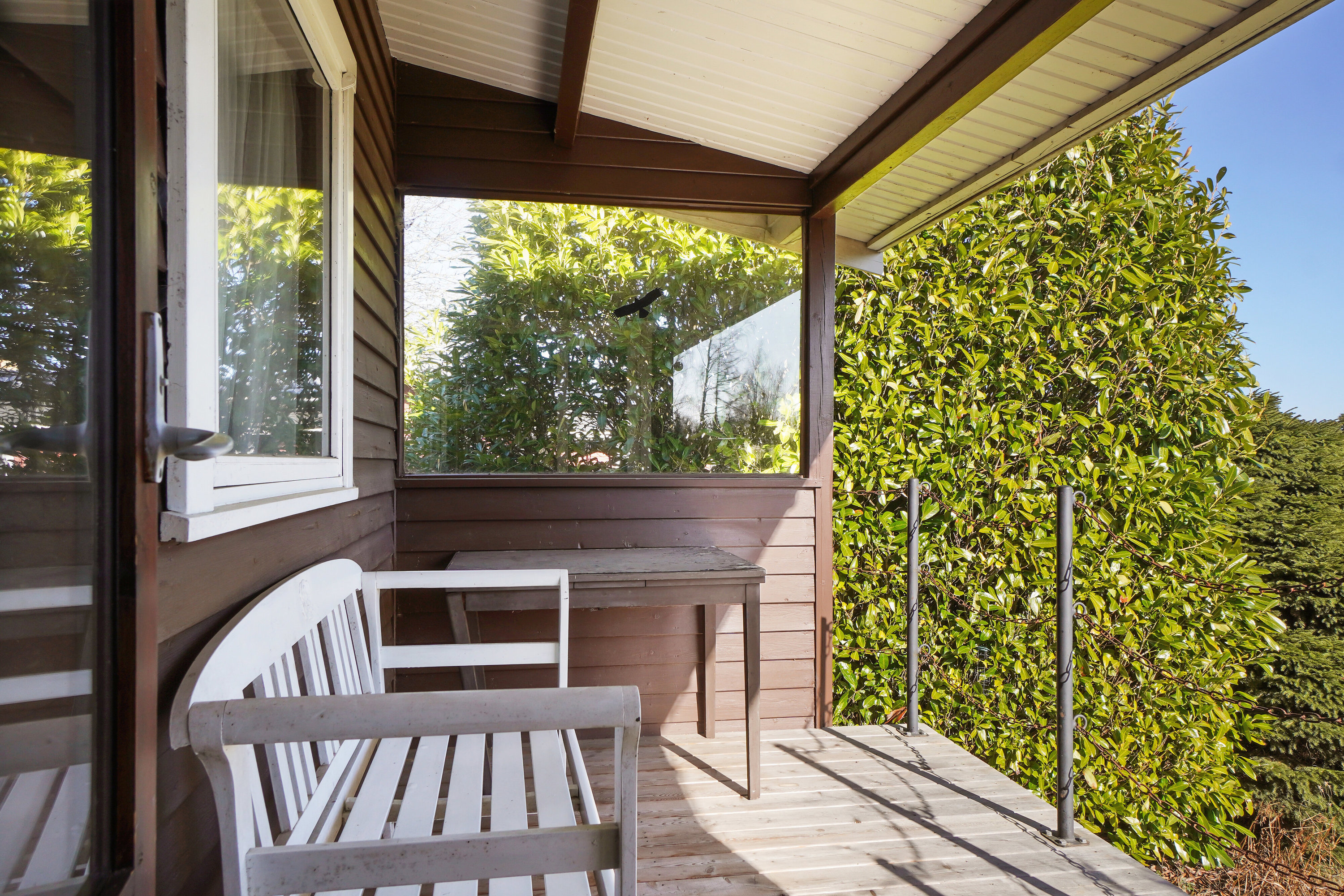 Fremhævet veranda billede i fuldskærmstilstand. Billede af Skovspurvevej 19, Kregme, 3300 Frederiksværk