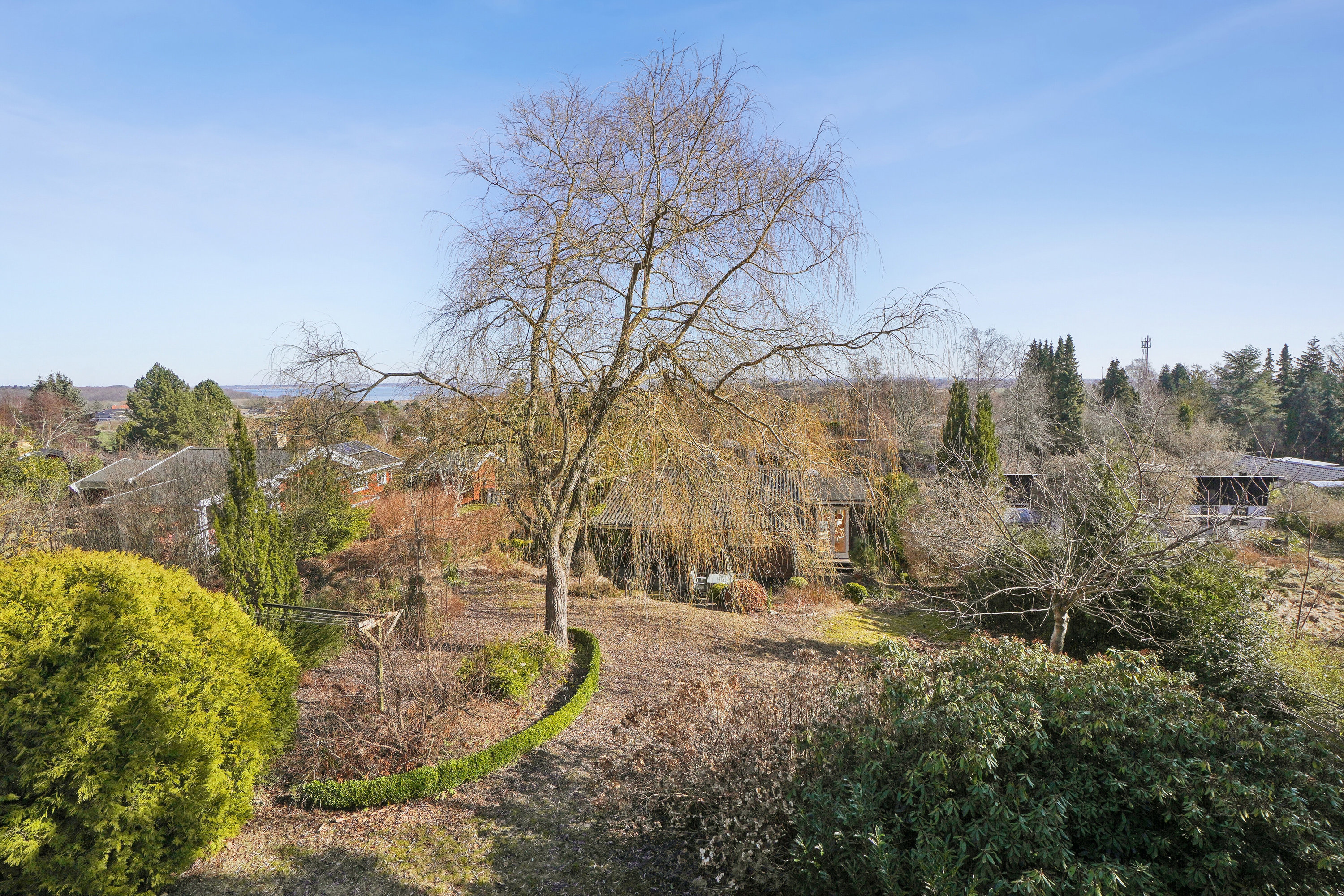 Fremhævet udendørs billede i fuldskærmstilstand. Billede af Skovspurvevej 19, Kregme, 3300 Frederiksværk