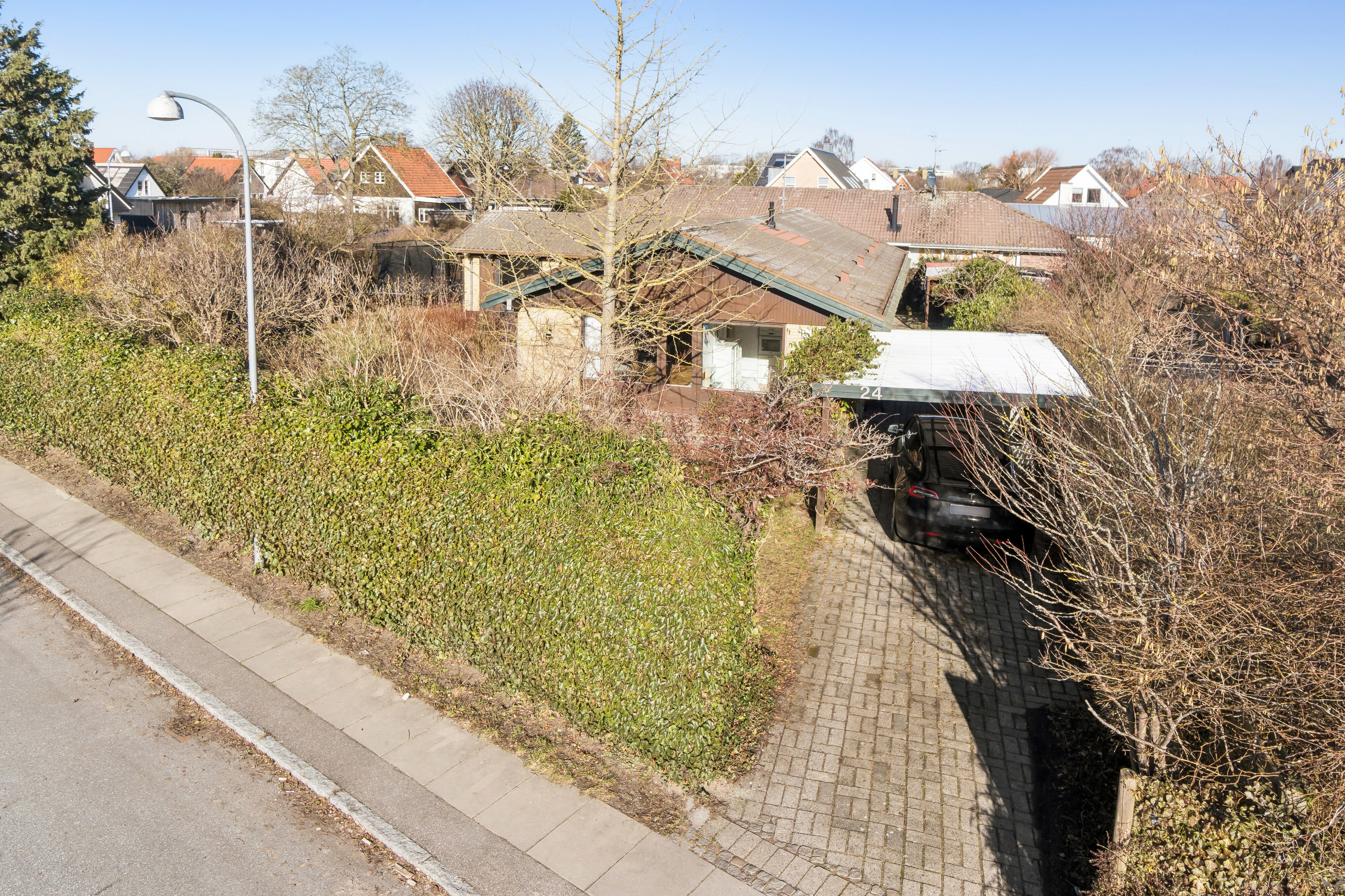 Fremhævet udendørs billede i fuldskærmstilstand. Billede af Perlevej 24, 2650 Hvidovre