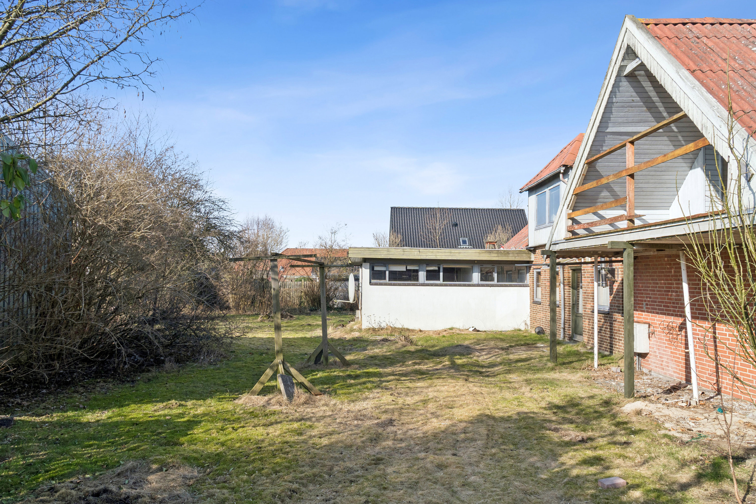 Fremhævet set fra haven billede i fuldskærmstilstand. Billede af Klochsvej 61, 7441 Bording