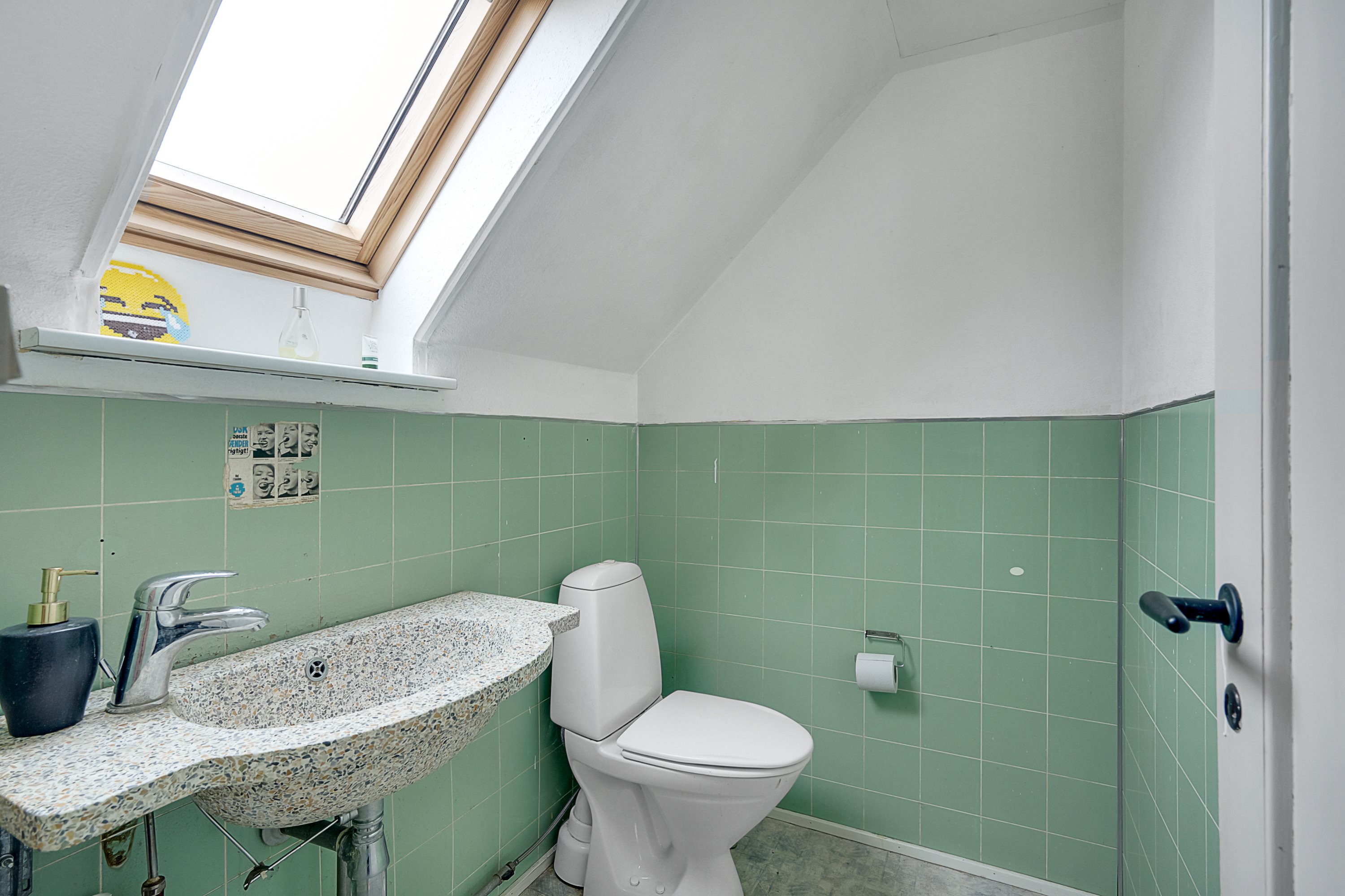 Fremhævet badeværelse billede i fuldskærmstilstand. Billede af Nørregade 9, Rørbæk, 9500 Hobro