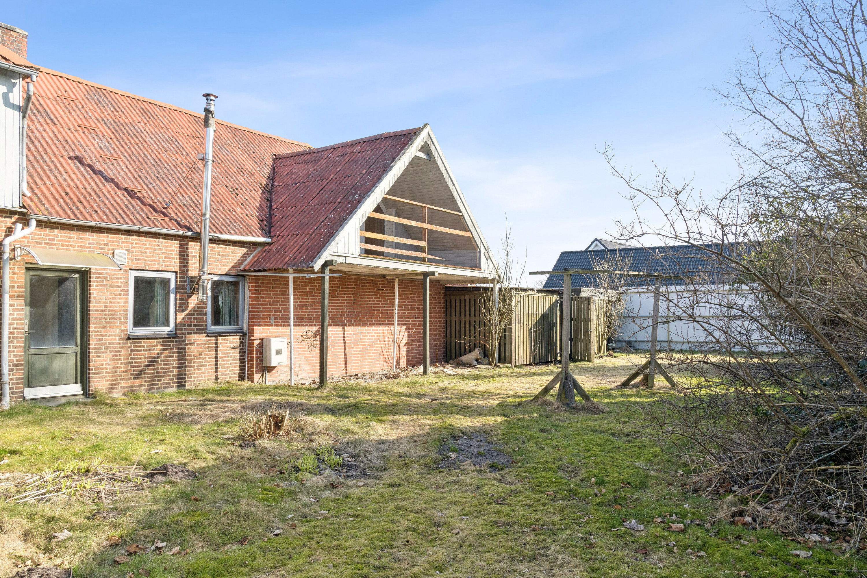 Fremhævet set fra vejen billede i fuldskærmstilstand. Billede af Klochsvej 61, 7441 Bording