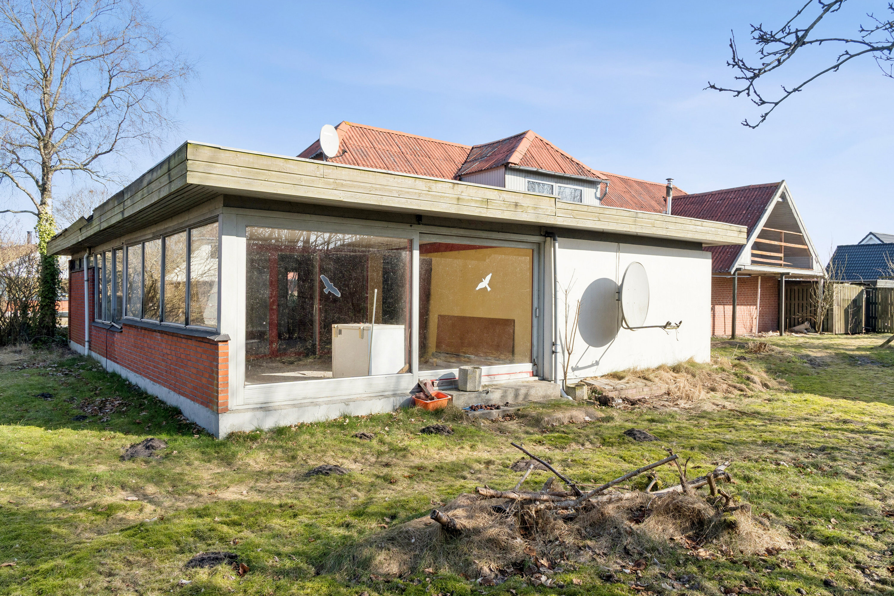 Fremhævet set fra vejen billede i fuldskærmstilstand. Billede af Klochsvej 61, 7441 Bording