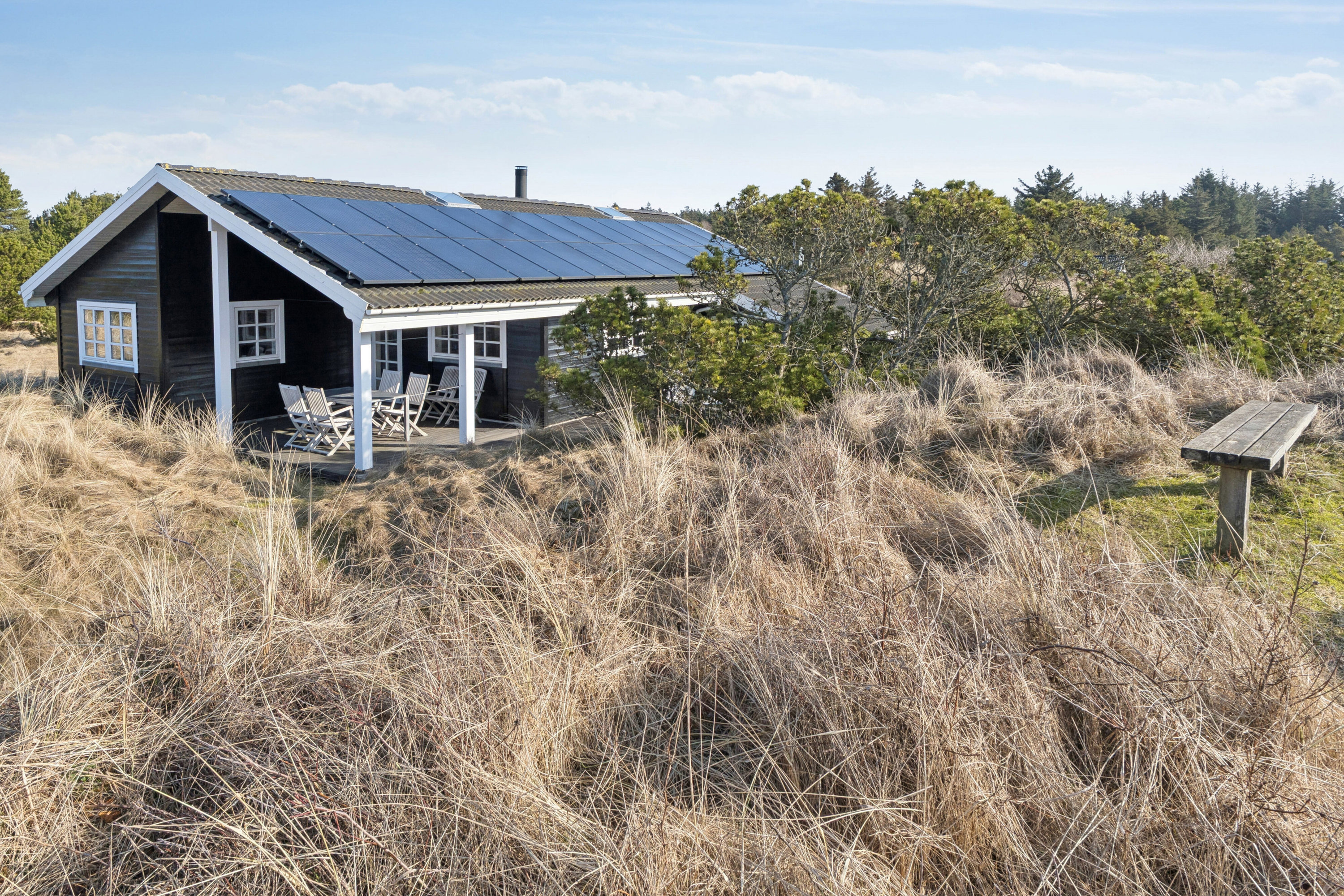 Fremhævet set fra haven billede i fuldskærmstilstand. Billede af Fasanvej 5, Tversted, 9881 Bindslev