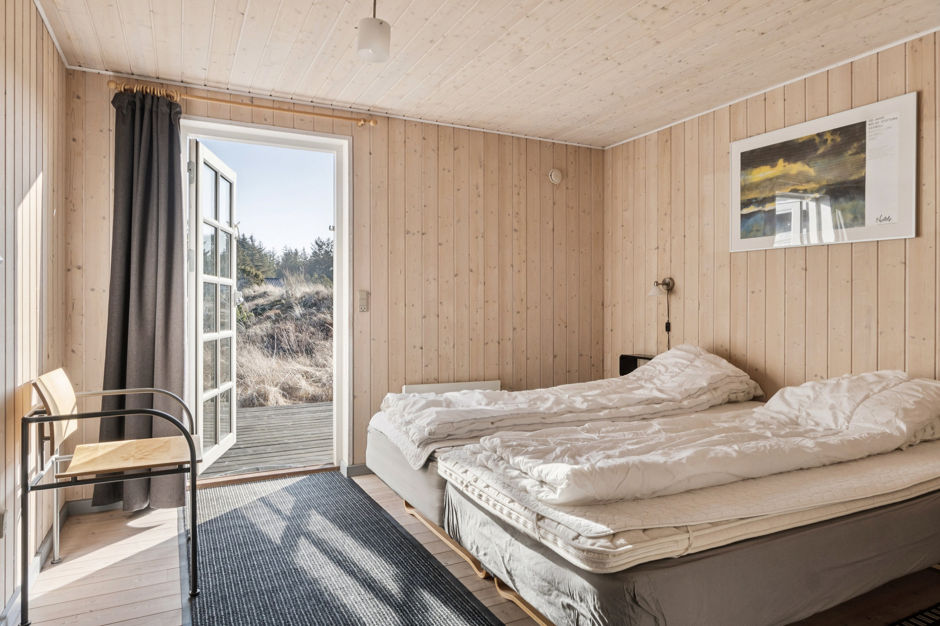 Fremhævet soveværelse billede i fuldskærmstilstand. Billede af Fasanvej 5, Tversted, 9881 Bindslev