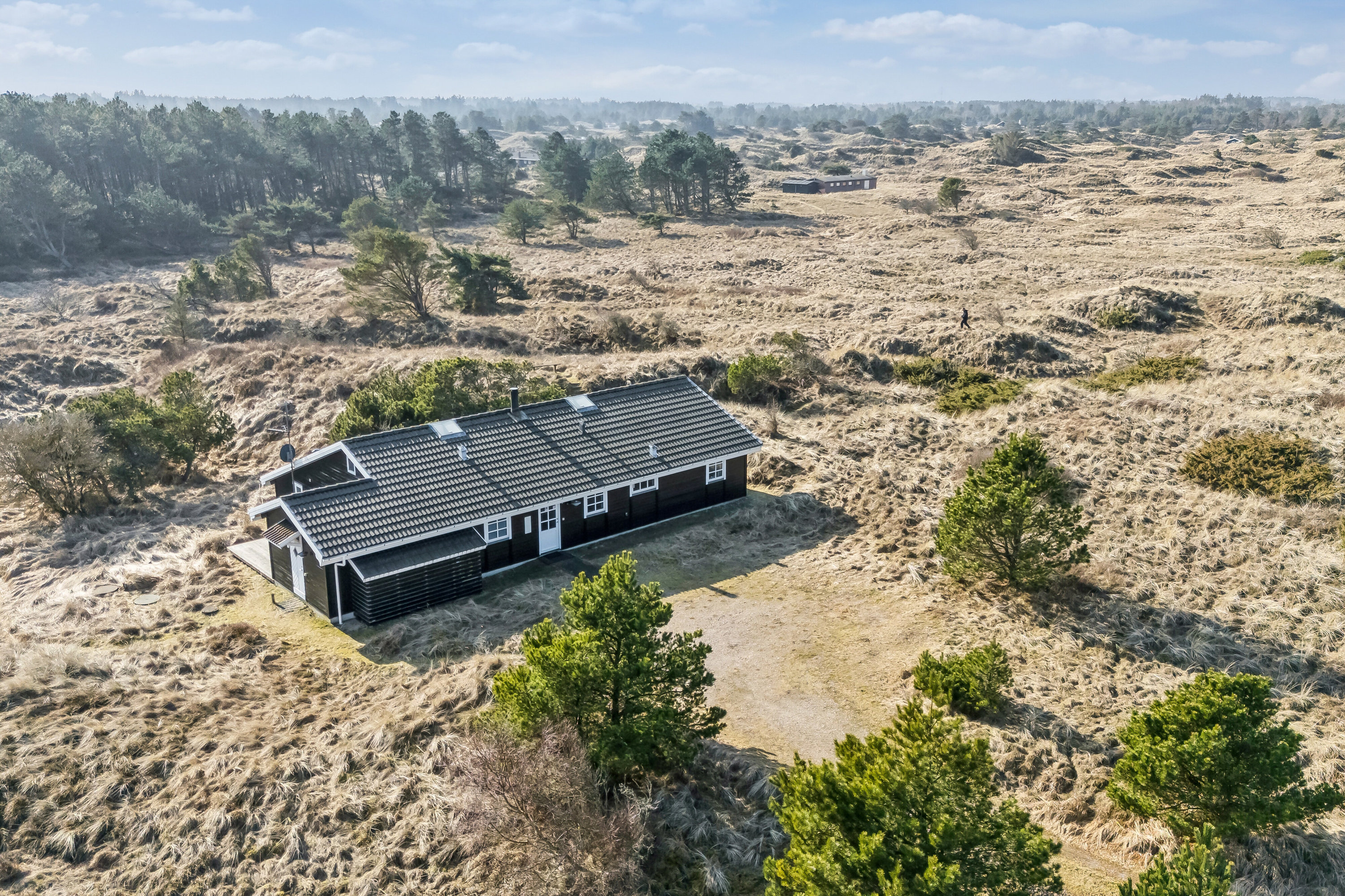 Fremhævet luftfoto billede i fuldskærmstilstand. Billede af Fasanvej 5, Tversted, 9881 Bindslev