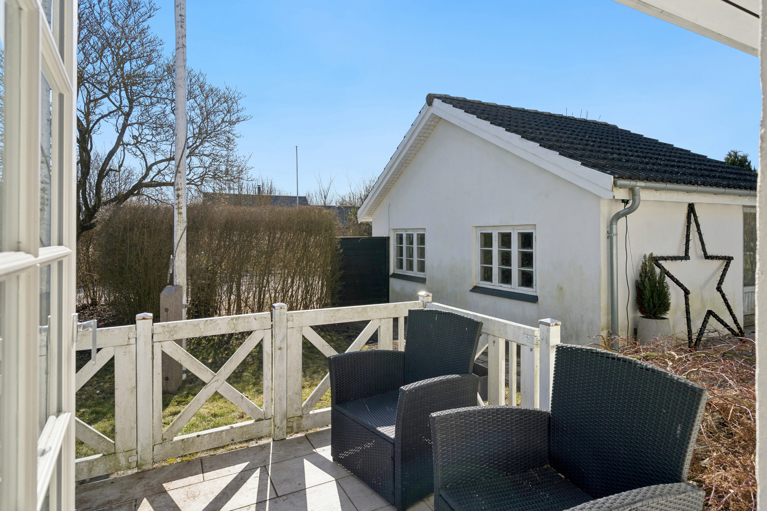 Fremhævet altan billede i fuldskærmstilstand. Billede af Brøderupvej 4, Brøderup, 4733 Tappernøje