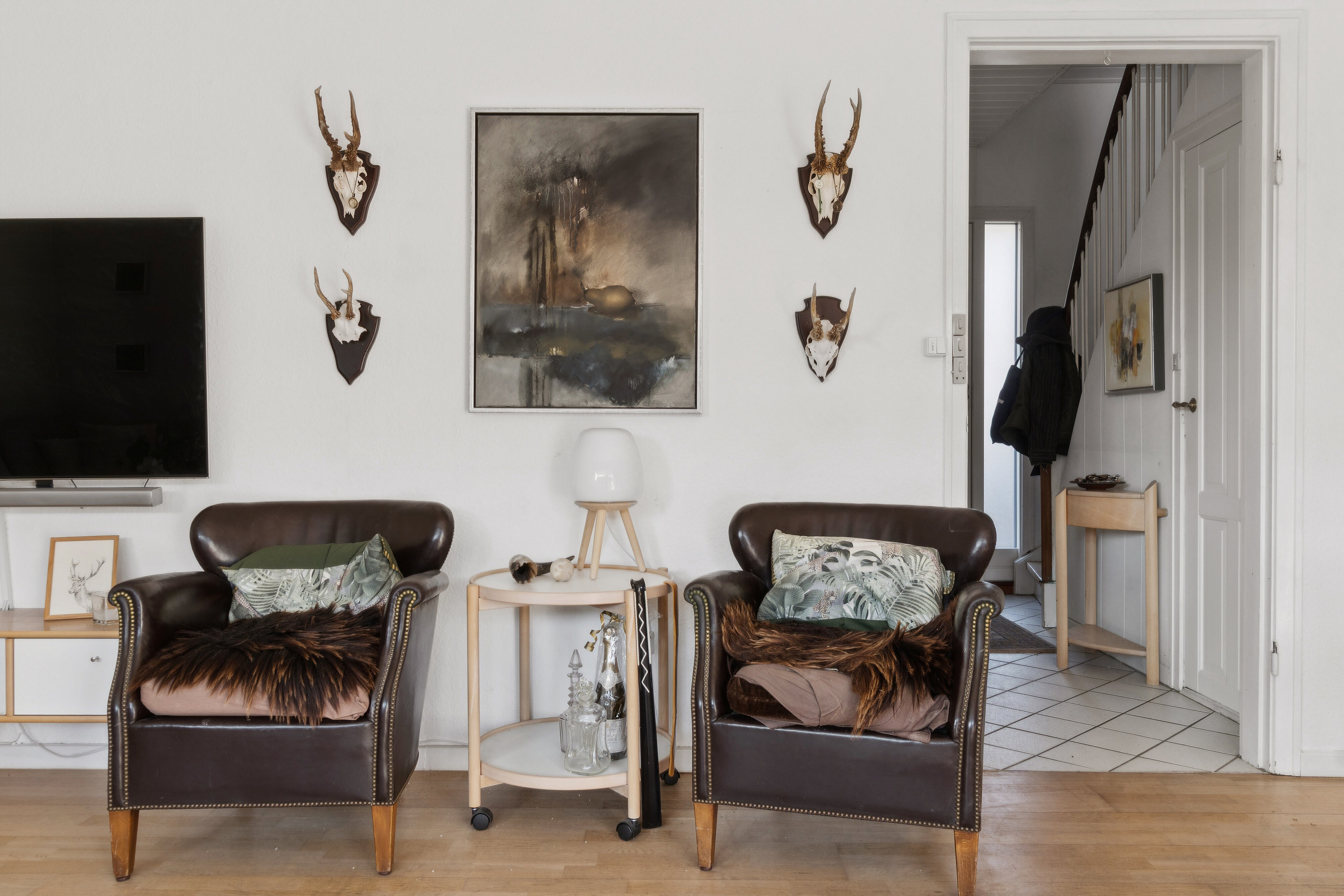 Fremhævet stue billede i fuldskærmstilstand. Billede af Brydes Alle 21, 4200 Slagelse