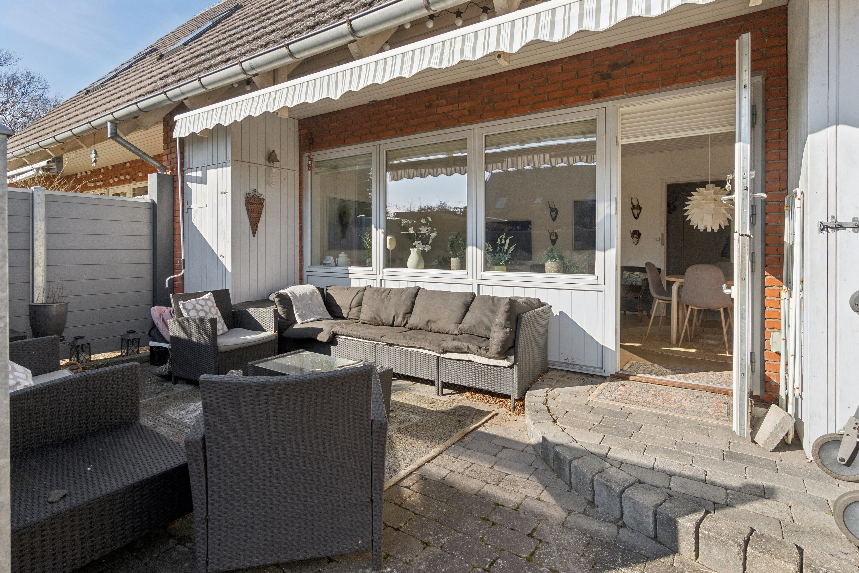 Fremhævet baghave billede i fuldskærmstilstand. Billede af Brydes Alle 21, 4200 Slagelse