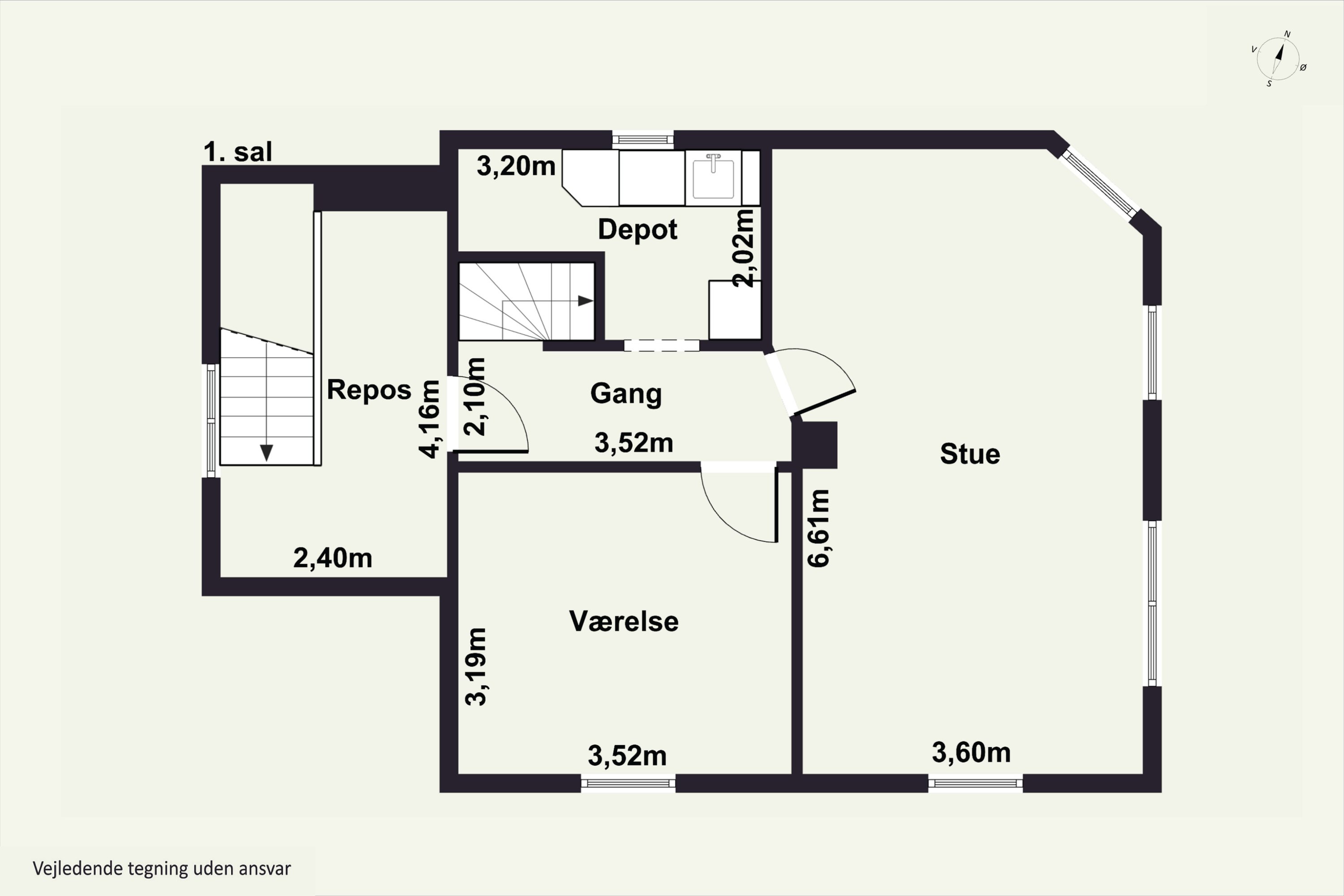 Plantegninger billede af Korsgade 5, 8600 Silkeborg