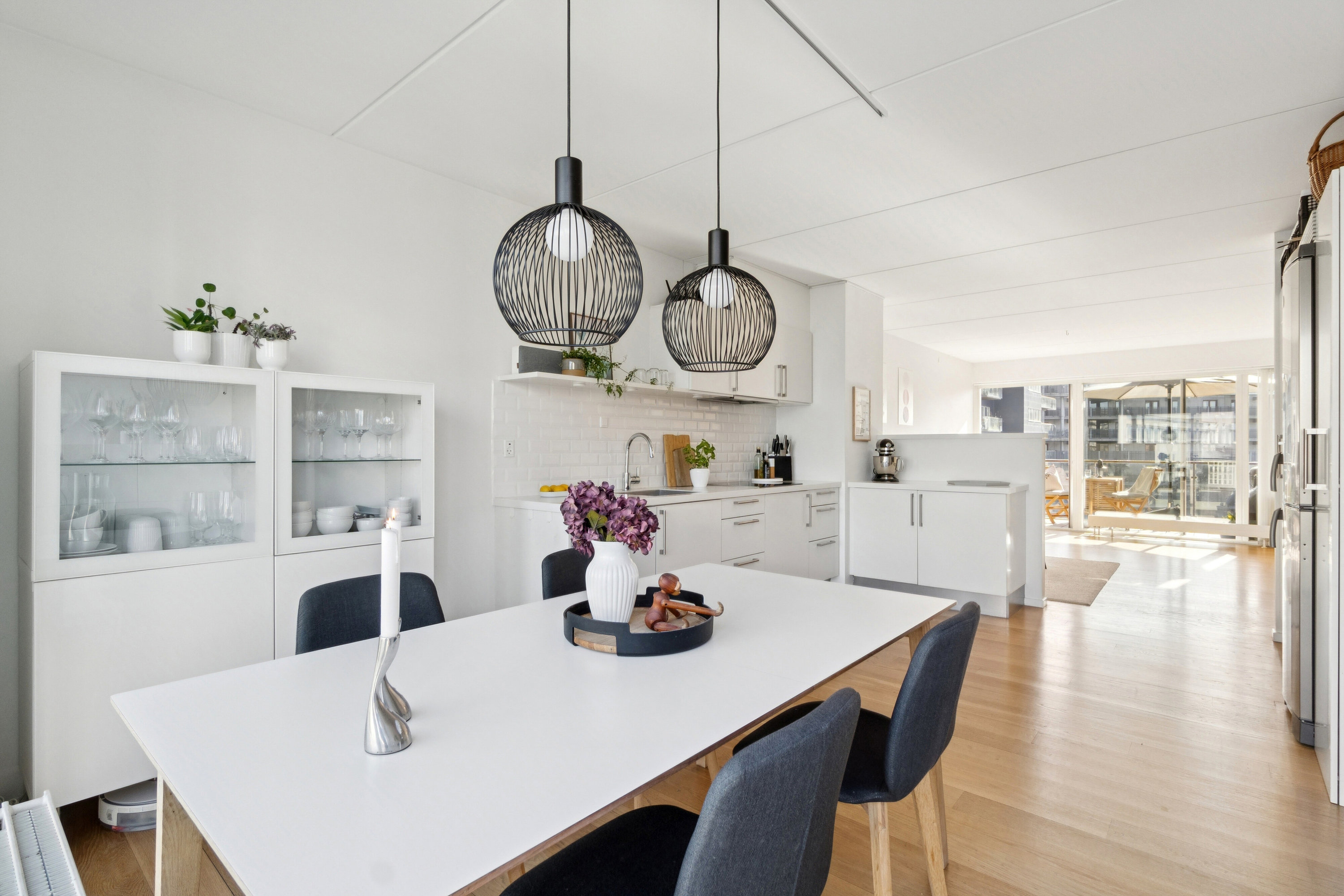 Fremhævet spisestue billede i fuldskærmstilstand. Billede af Tom Kristensens Vej 30, 3. tv., 2300 København S