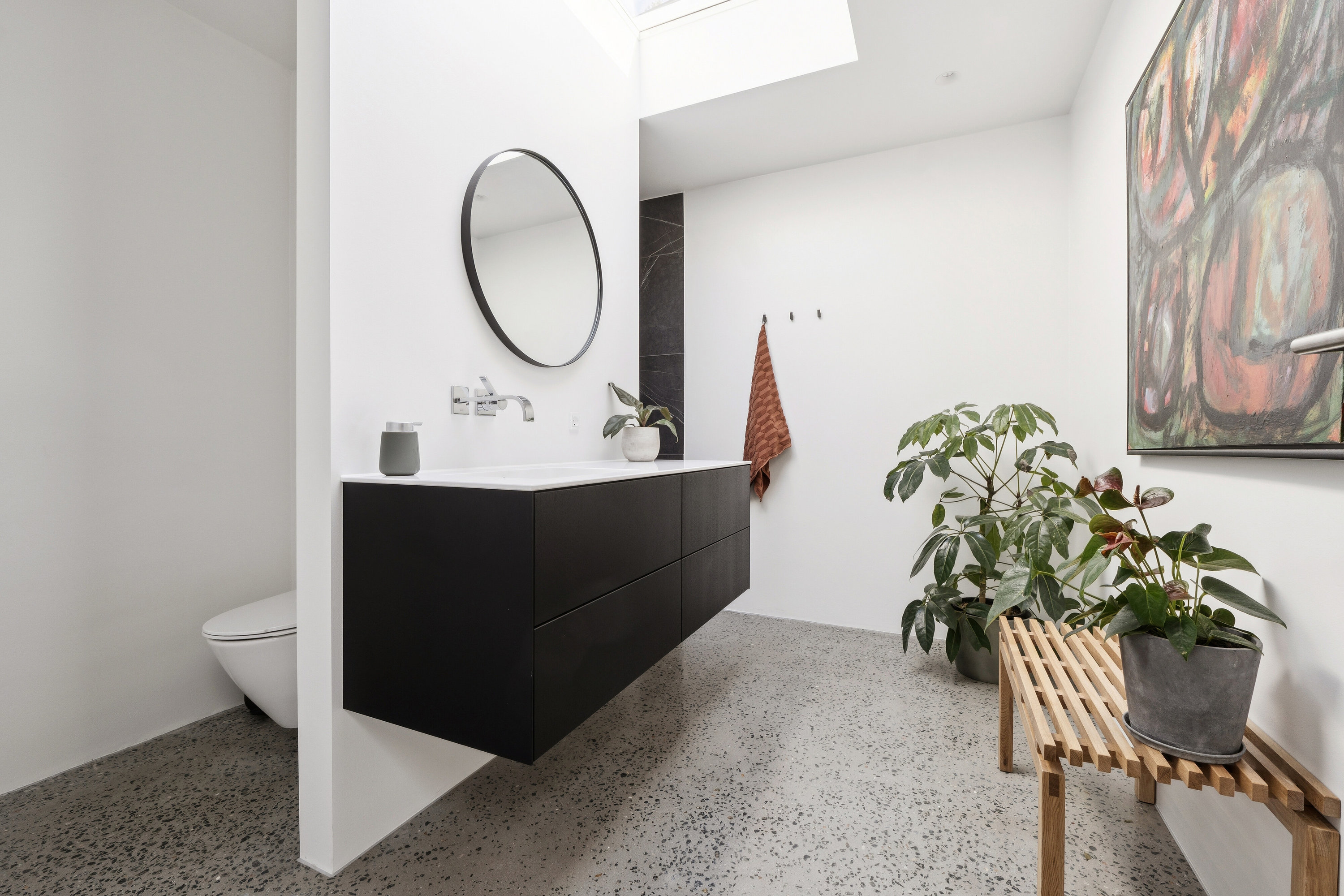 Fremhævet badeværelse billede i fuldskærmstilstand. Billede af Ildervej 6, 8270 Højbjerg