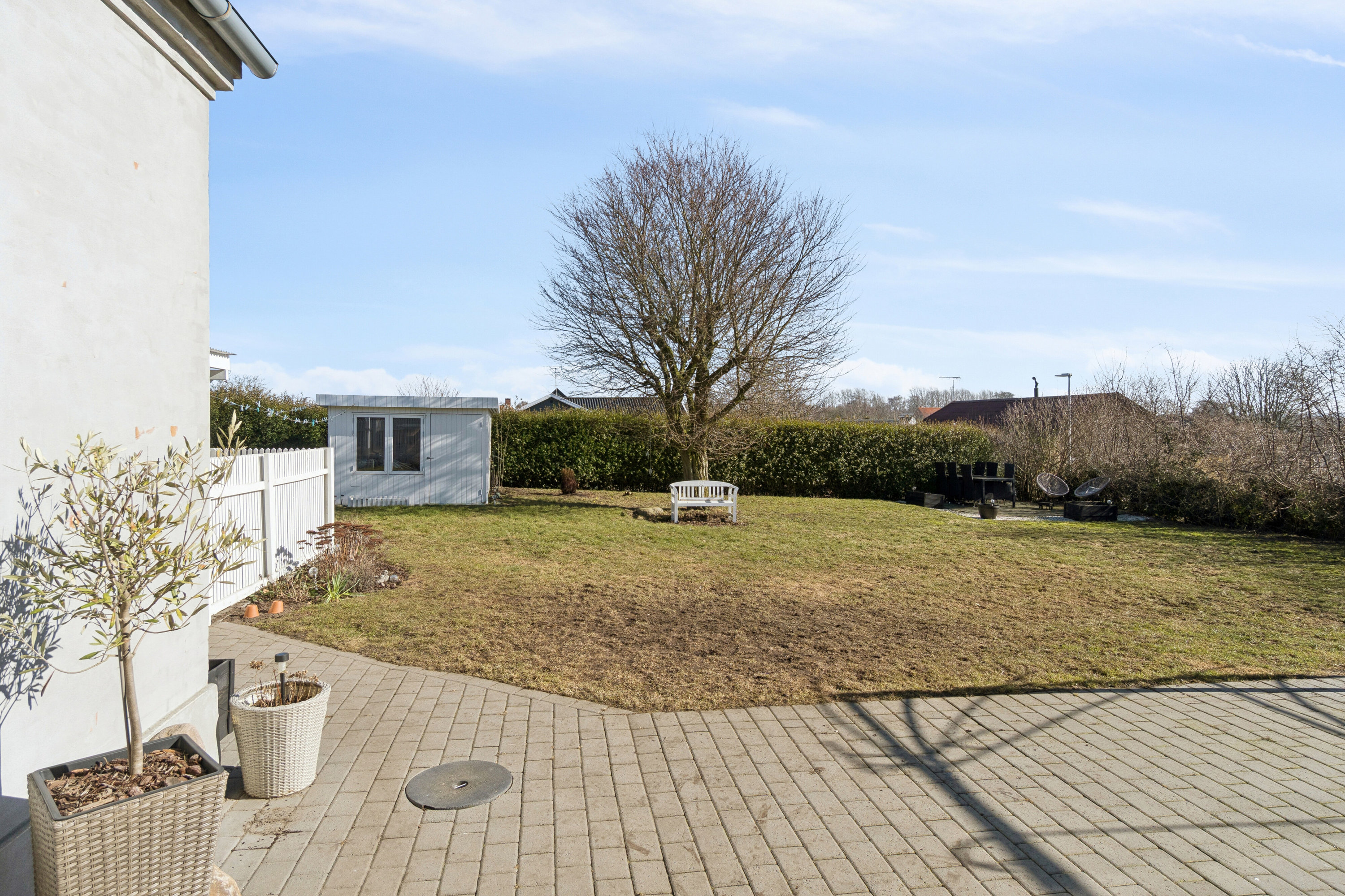 Fremhævet udendørs billede i fuldskærmstilstand. Billede af Søndergade 14, Klemensker, 3782 Klemensker