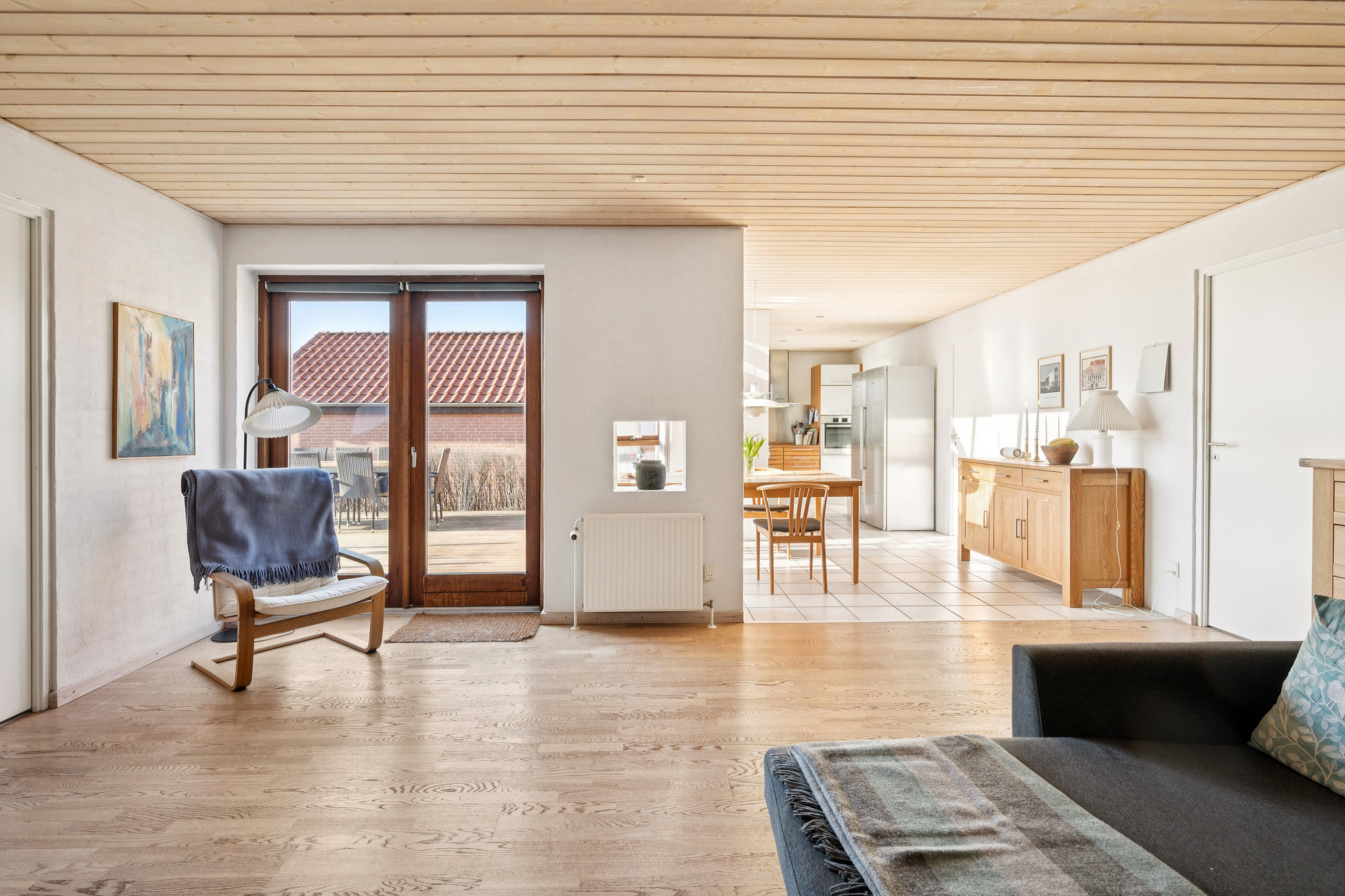 Fremhævet stue billede i fuldskærmstilstand. Billede af Hindhøjen 19, 8382 Hinnerup