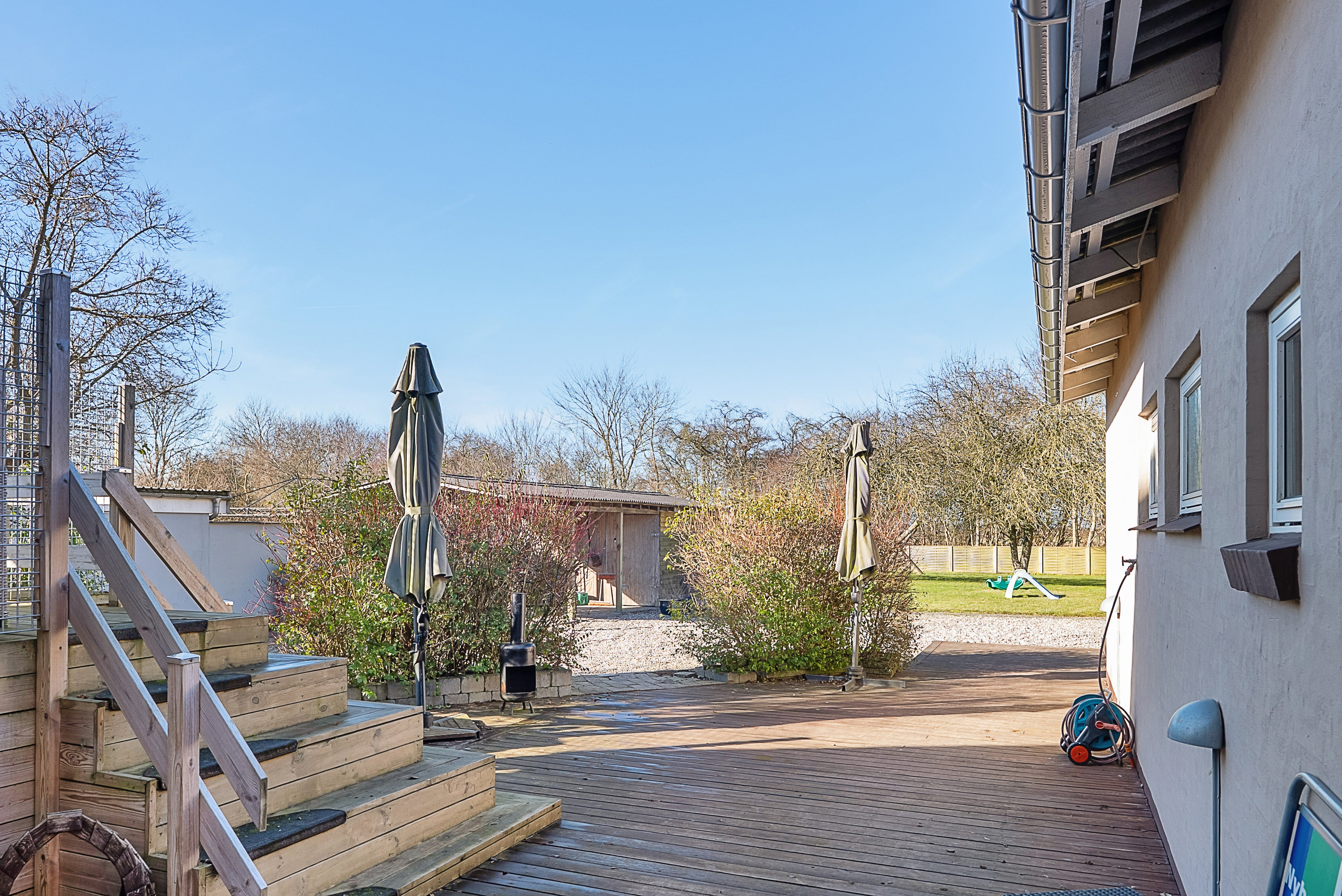 Fremhævet terrasse billede i fuldskærmstilstand. Billede af Bredgade 106, 5485 Skamby