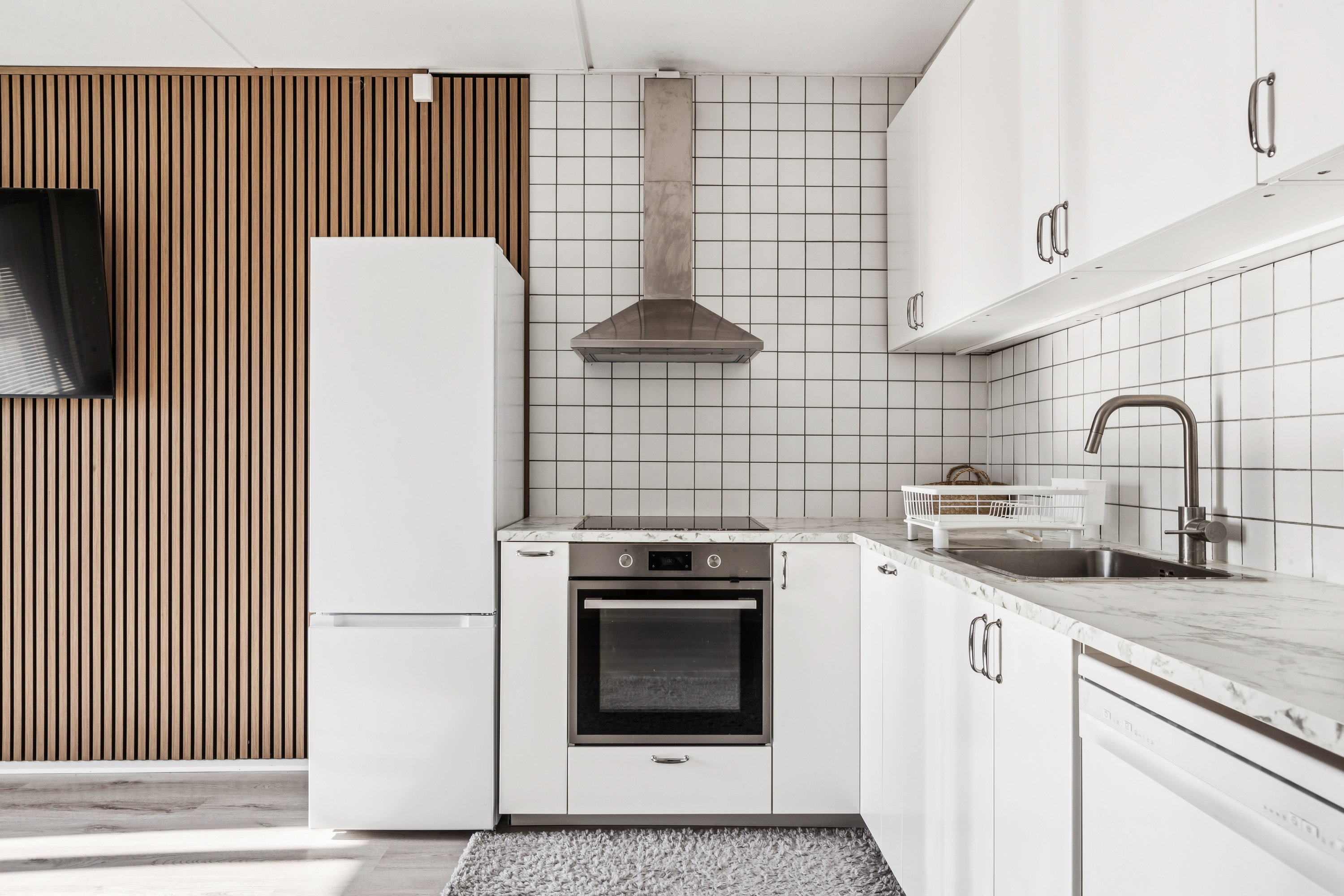 Fremhævet køkken billede i fuldskærmstilstand. Billede af Vejlegårdsparken 40, st.. 4., 2665 Vallensbæk Strand