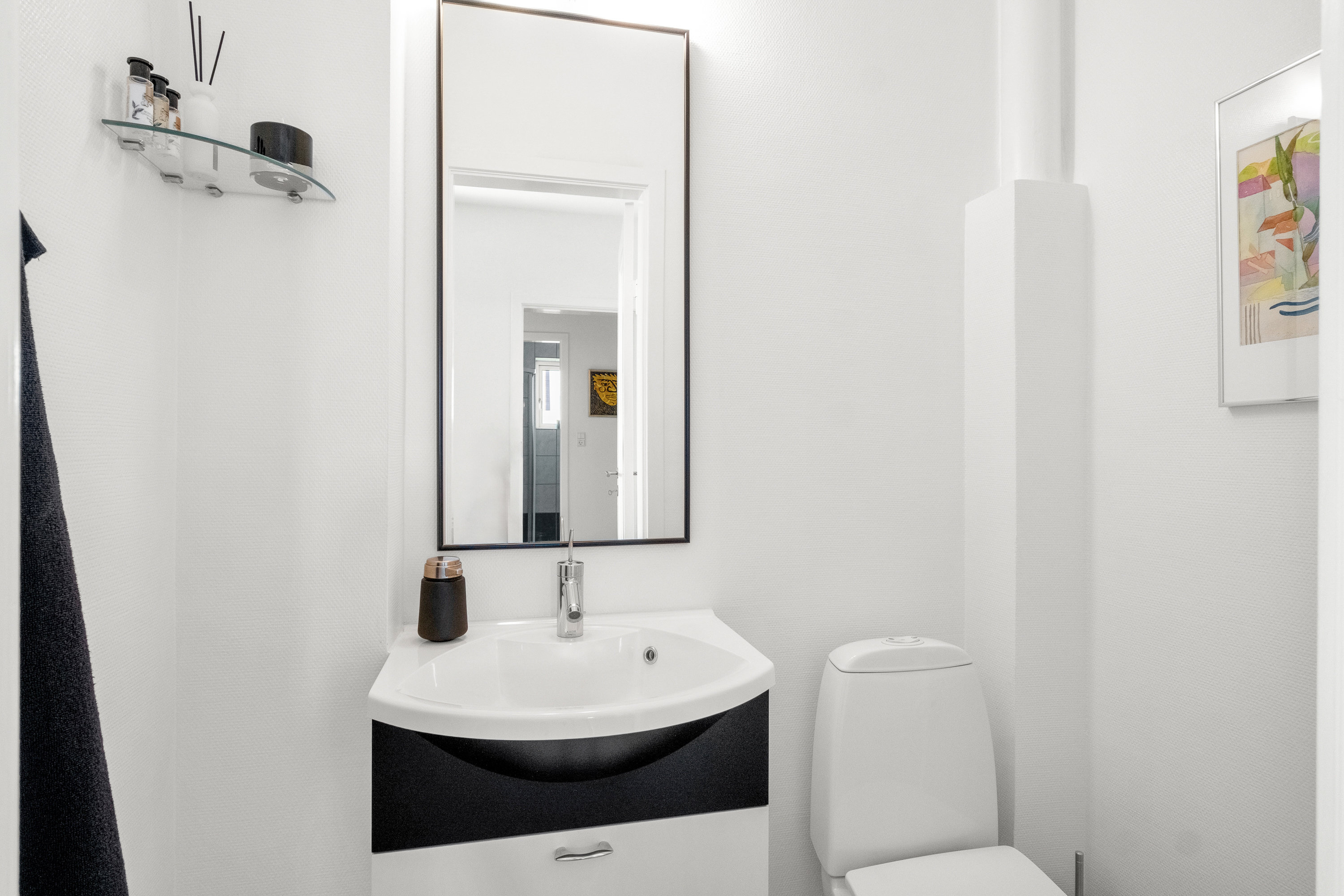 Fremhævet toilet billede i fuldskærmstilstand. Billede af Strandparken 25, 2. th., 8000 Aarhus C