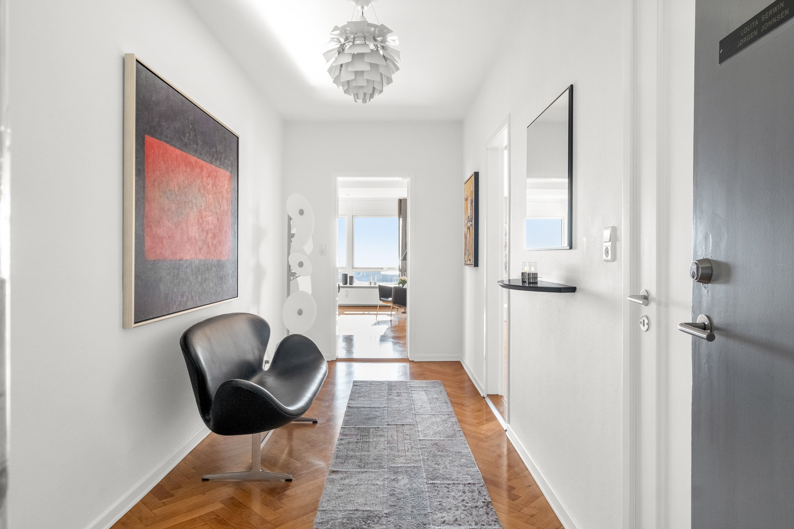 Fremhævet entré billede i fuldskærmstilstand. Billede af Strandparken 25, 2. th., 8000 Aarhus C