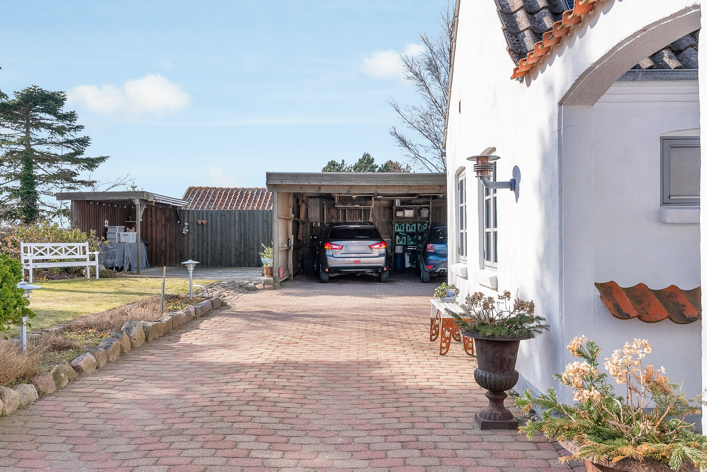 Fremhævet facade billede i fuldskærmstilstand. Billede af Fiskervænget 26, Dyreborg, 5600 Faaborg