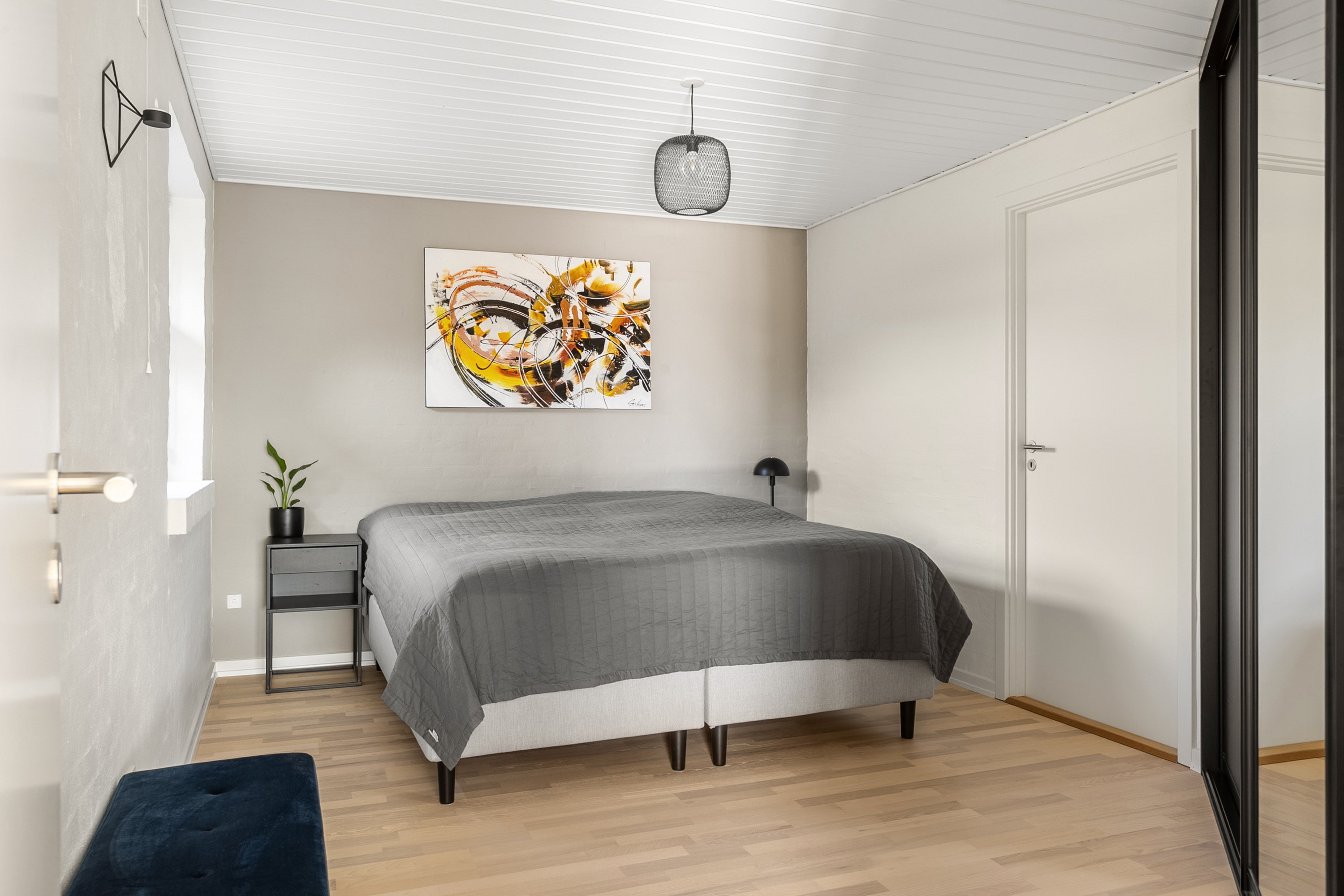 Fremhævet soveværelse billede i fuldskærmstilstand. Billede af Skovbakken 45, 6200 Aabenraa