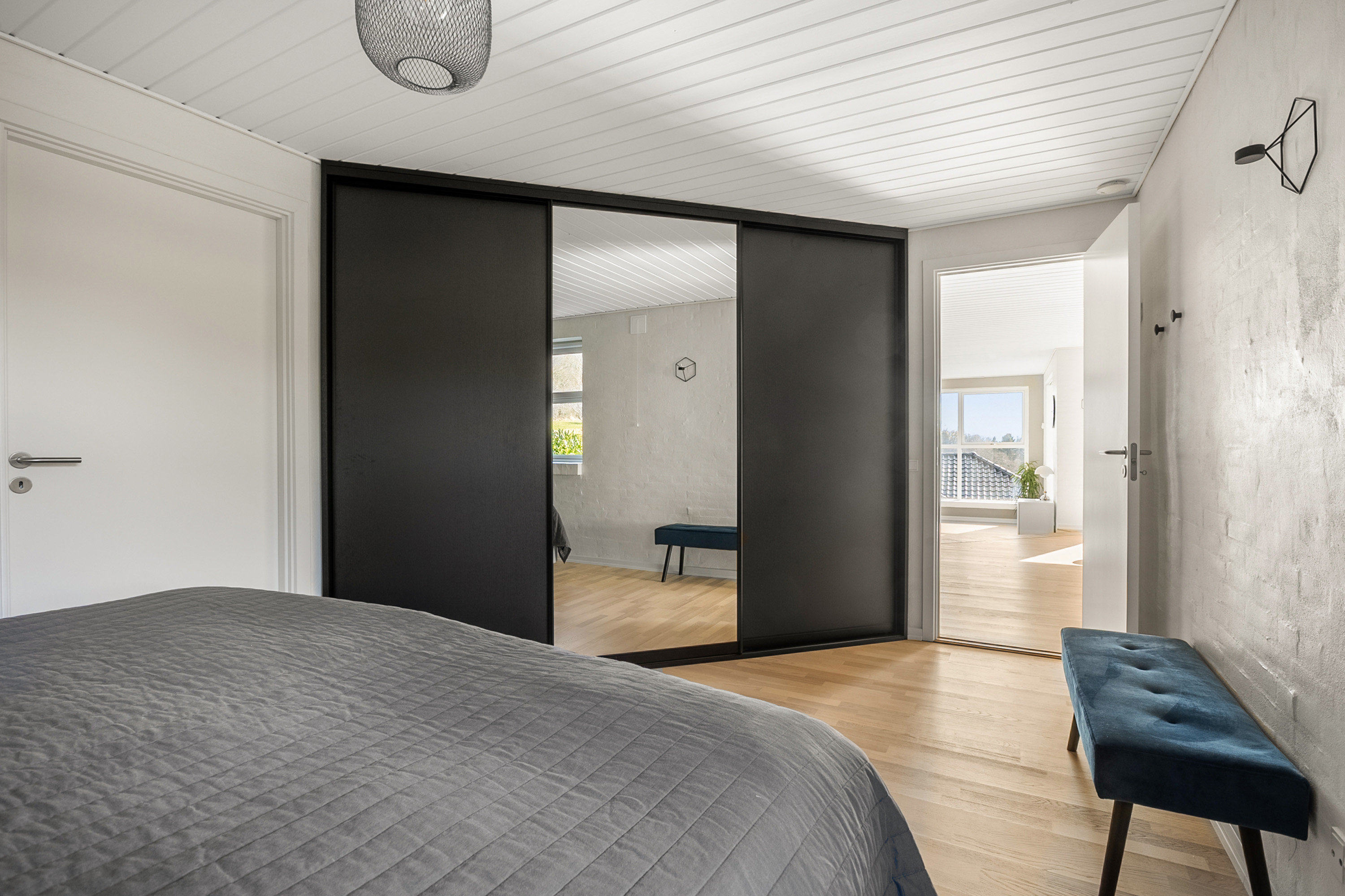 Fremhævet soveværelse billede i fuldskærmstilstand. Billede af Skovbakken 45, 6200 Aabenraa