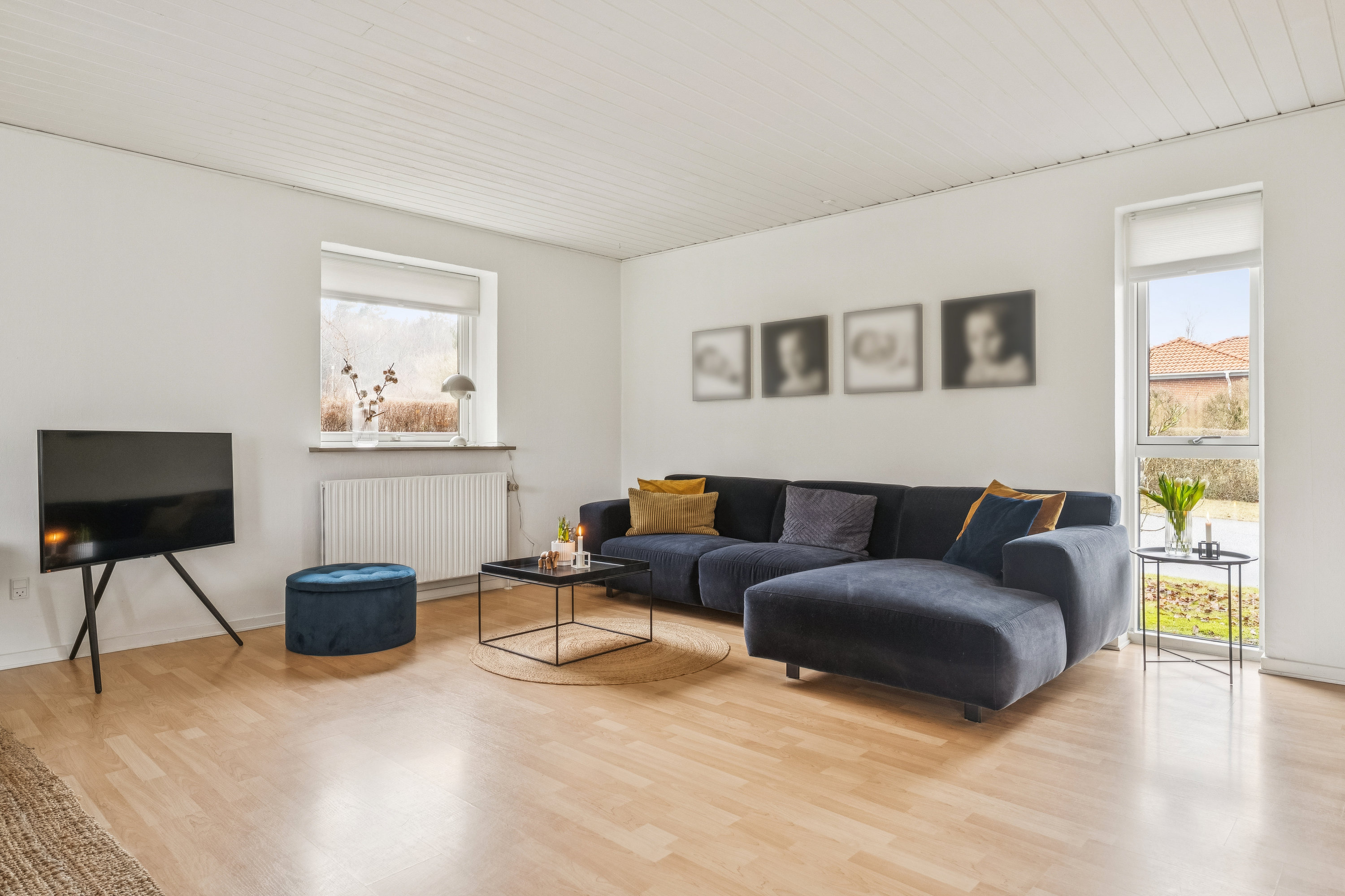 Fremhævet stue billede i fuldskærmstilstand. Billede af Granstien 3, Ø Tørslev, 8983 Gjerlev J